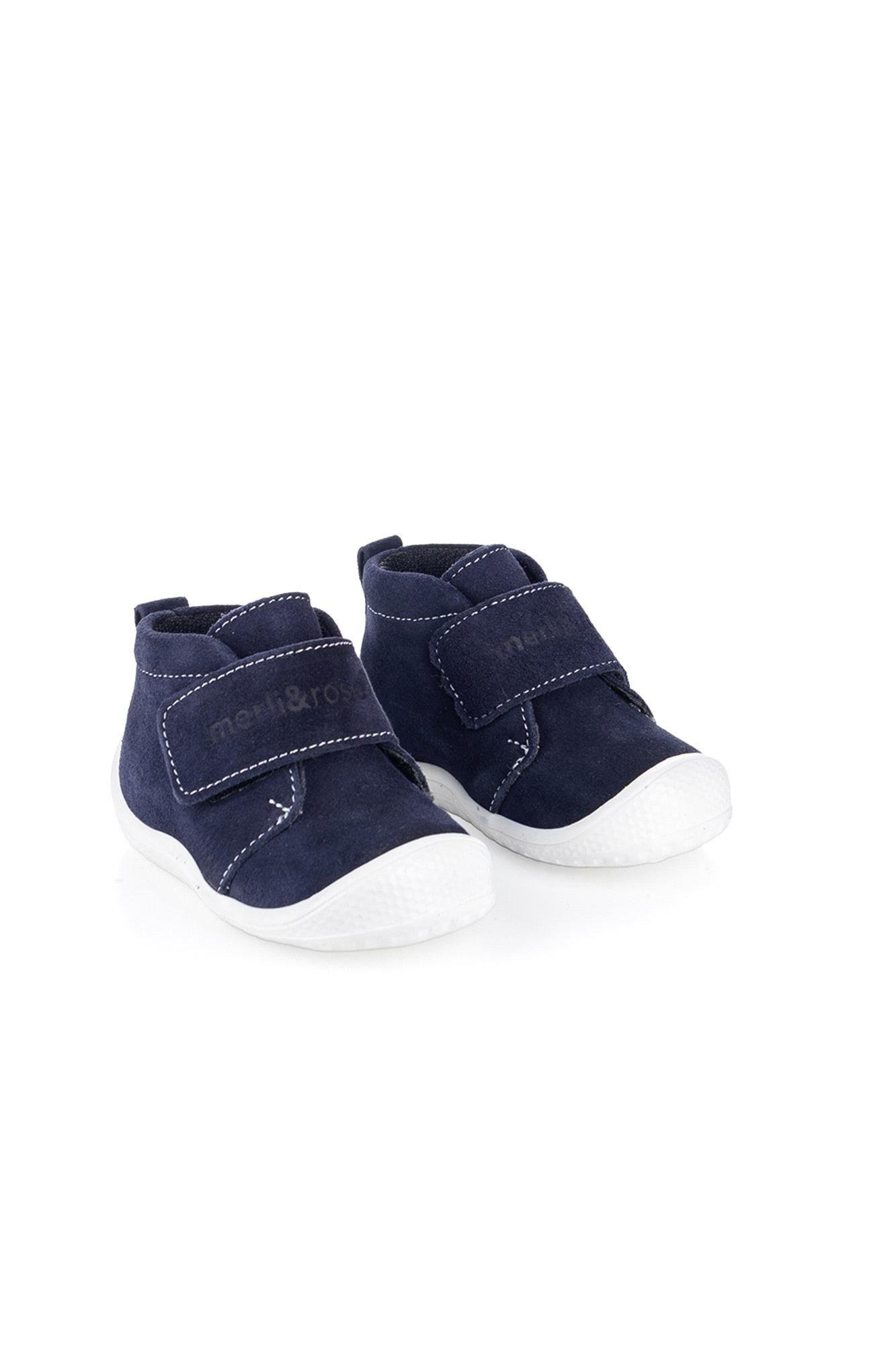 Merli&Rose Bebek Stride İlk Adım Botu Lacivert-Beyaz 2361