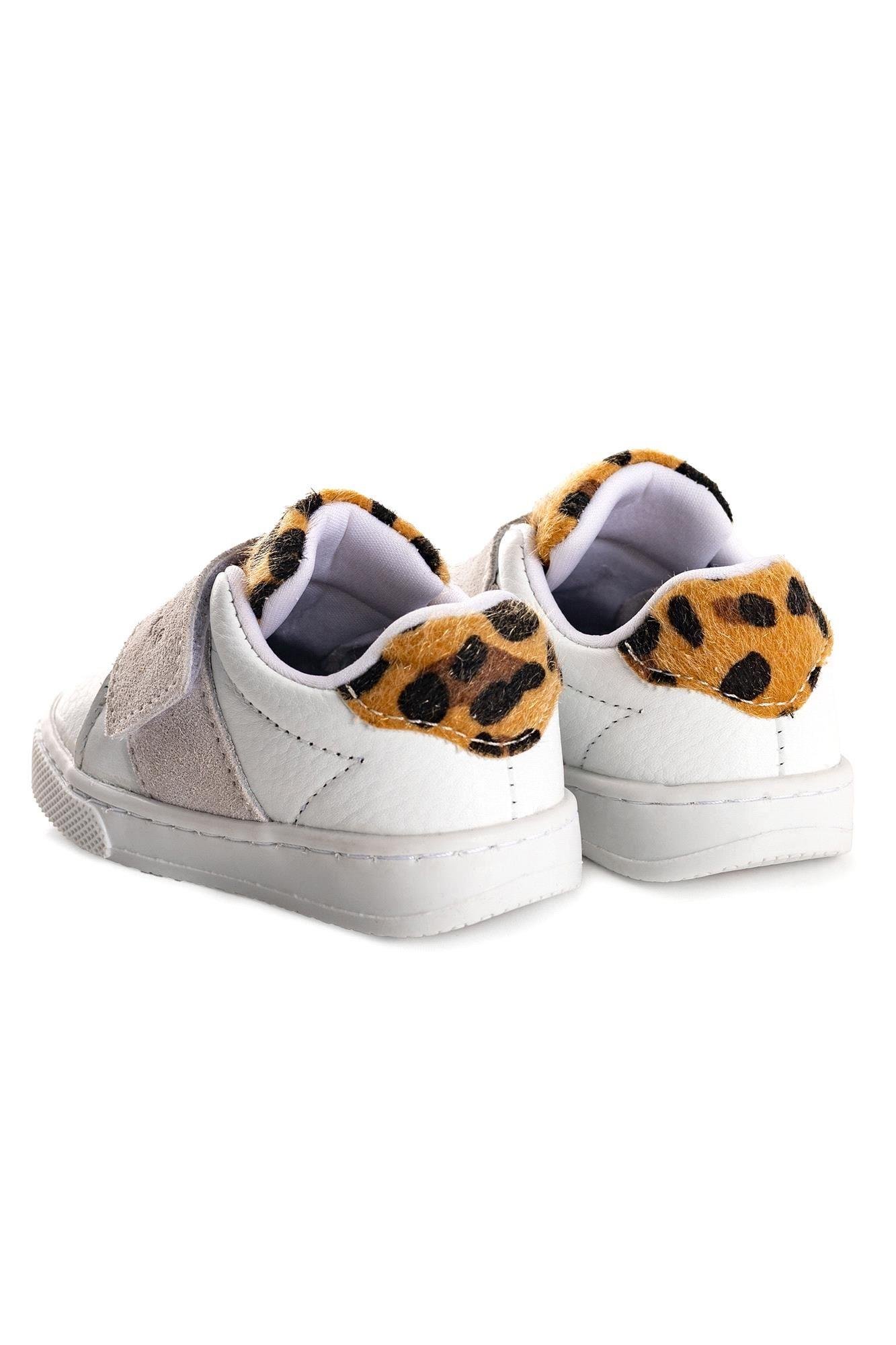 Merli&Rose Kız Bebek Merli Sneaker Beyaz/Leopar 115-18