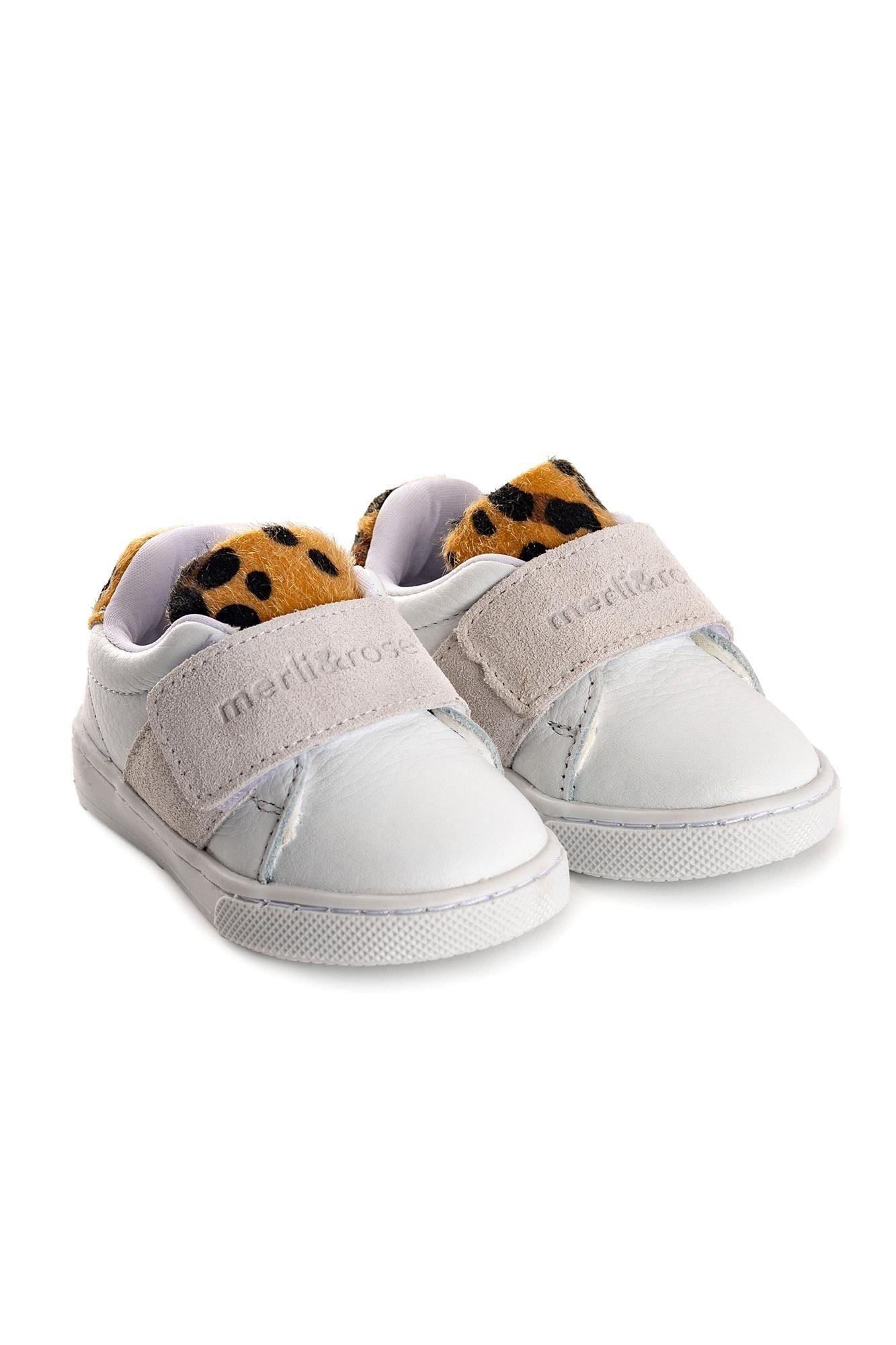 Merli&Rose Kız Bebek Merli Sneaker Beyaz/Leopar 115-18