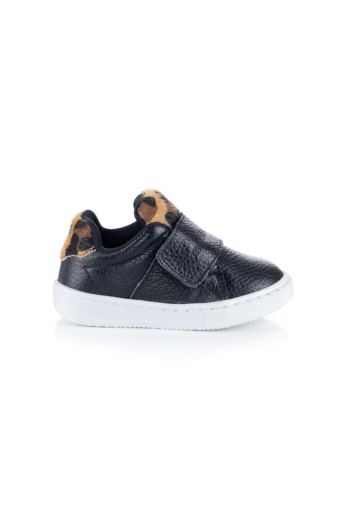 Merli&Rose Kız Bebek Merli Sneaker Siyah-Beyaz/Leopar 115-46