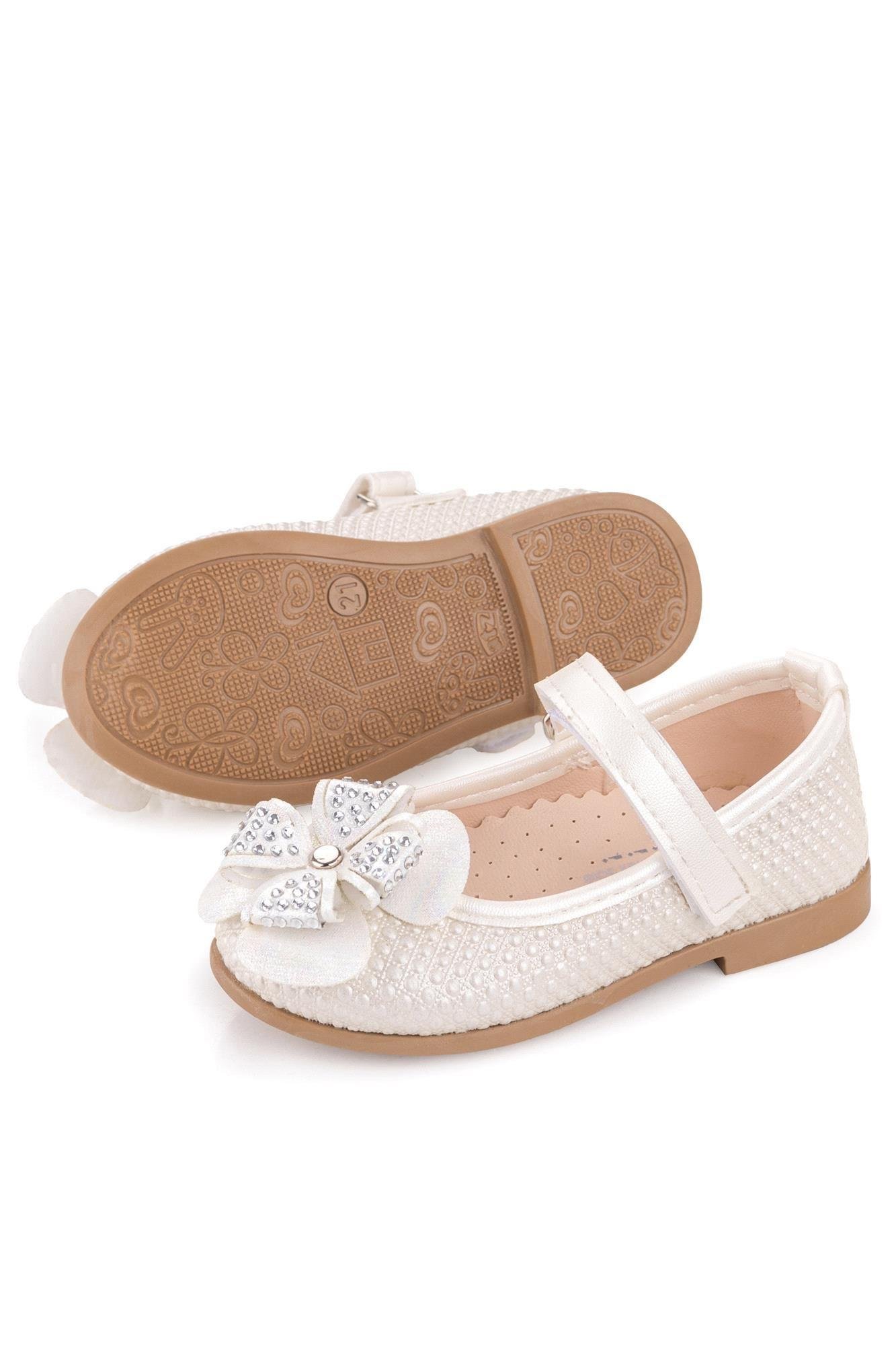 Merli&Rose Kız Bebek Sedef Yonca Babet Krem B9060