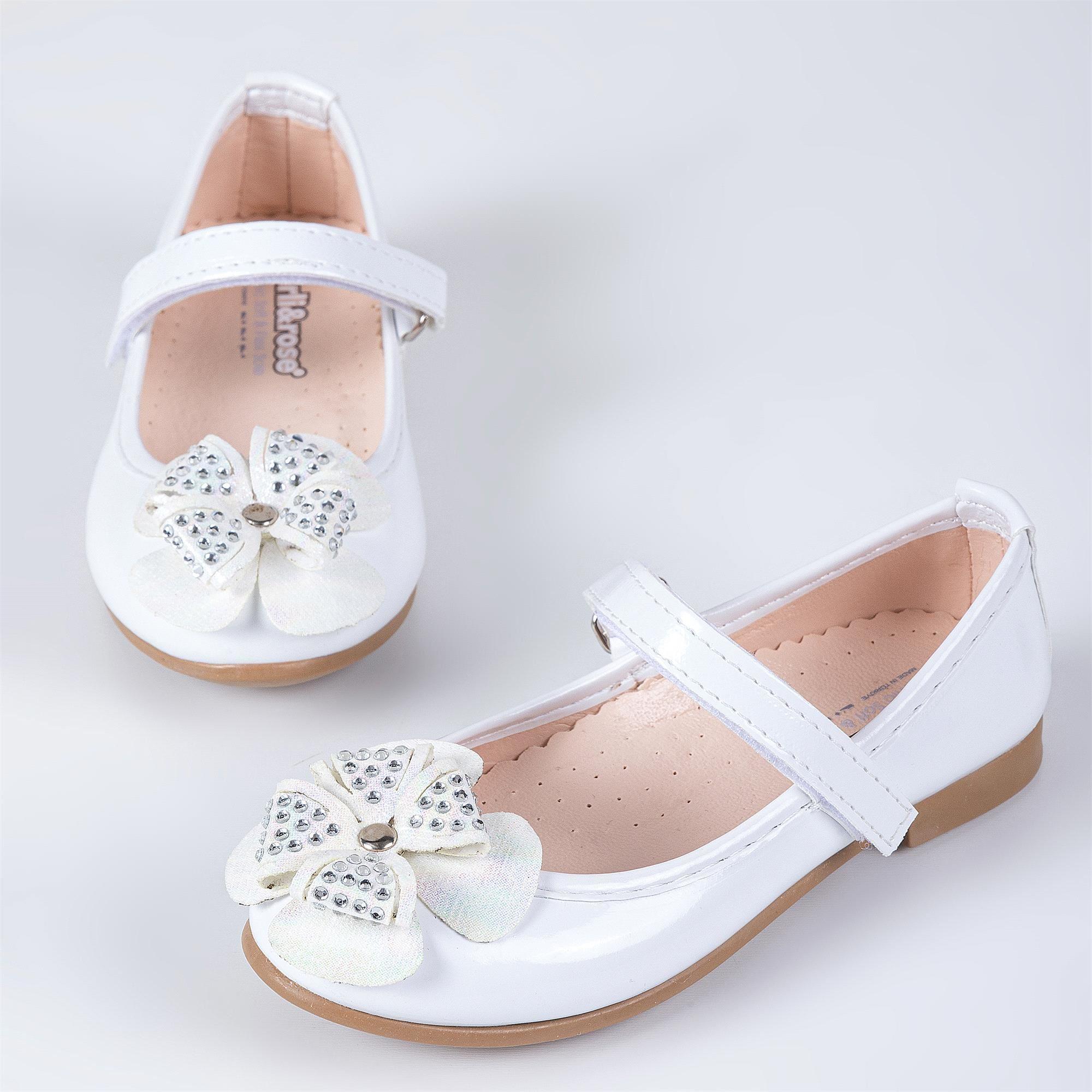 Merli&Rose Kız Bebek Yonca Babet Beyaz B9060