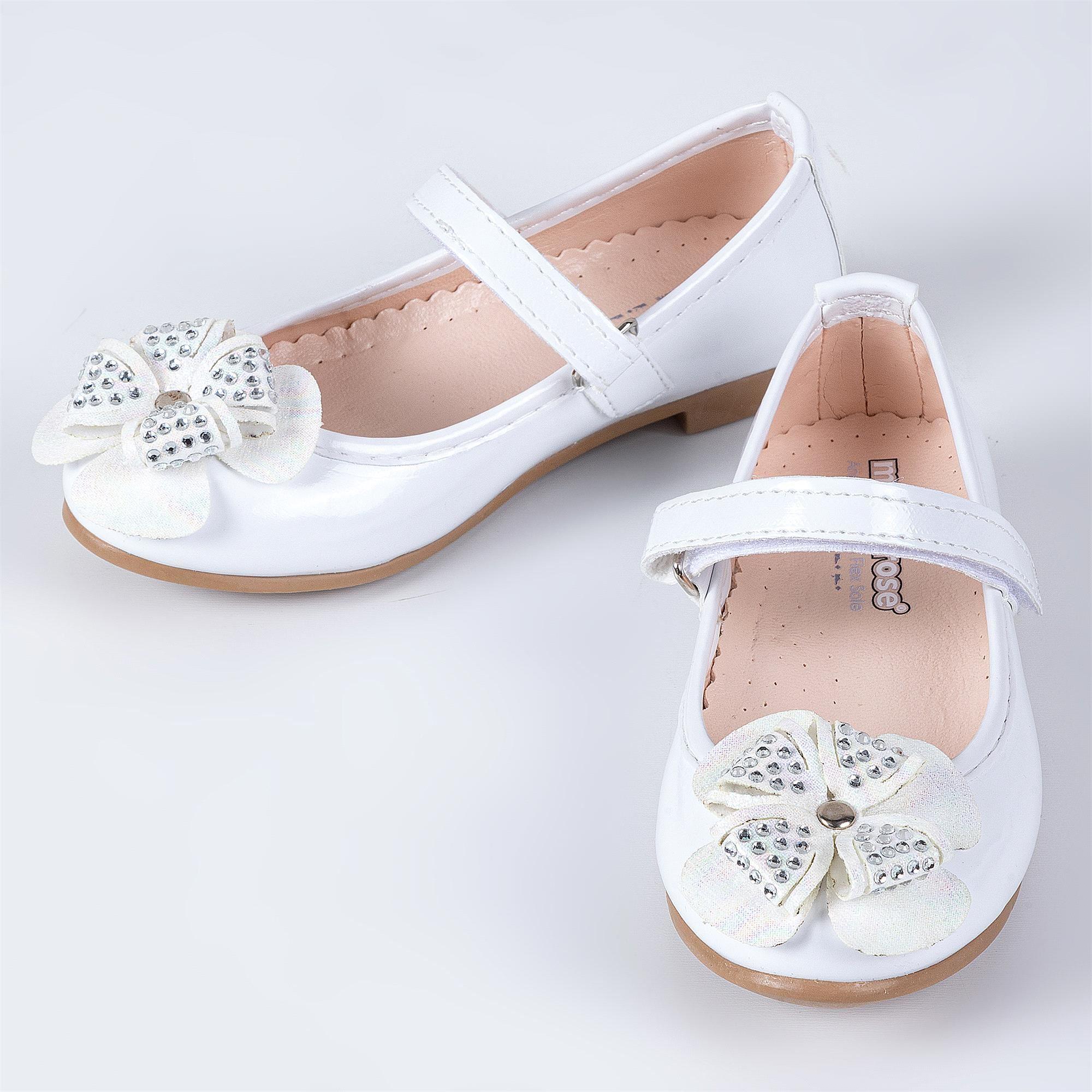 Merli&Rose Kız Bebek Yonca Babet Beyaz B9060