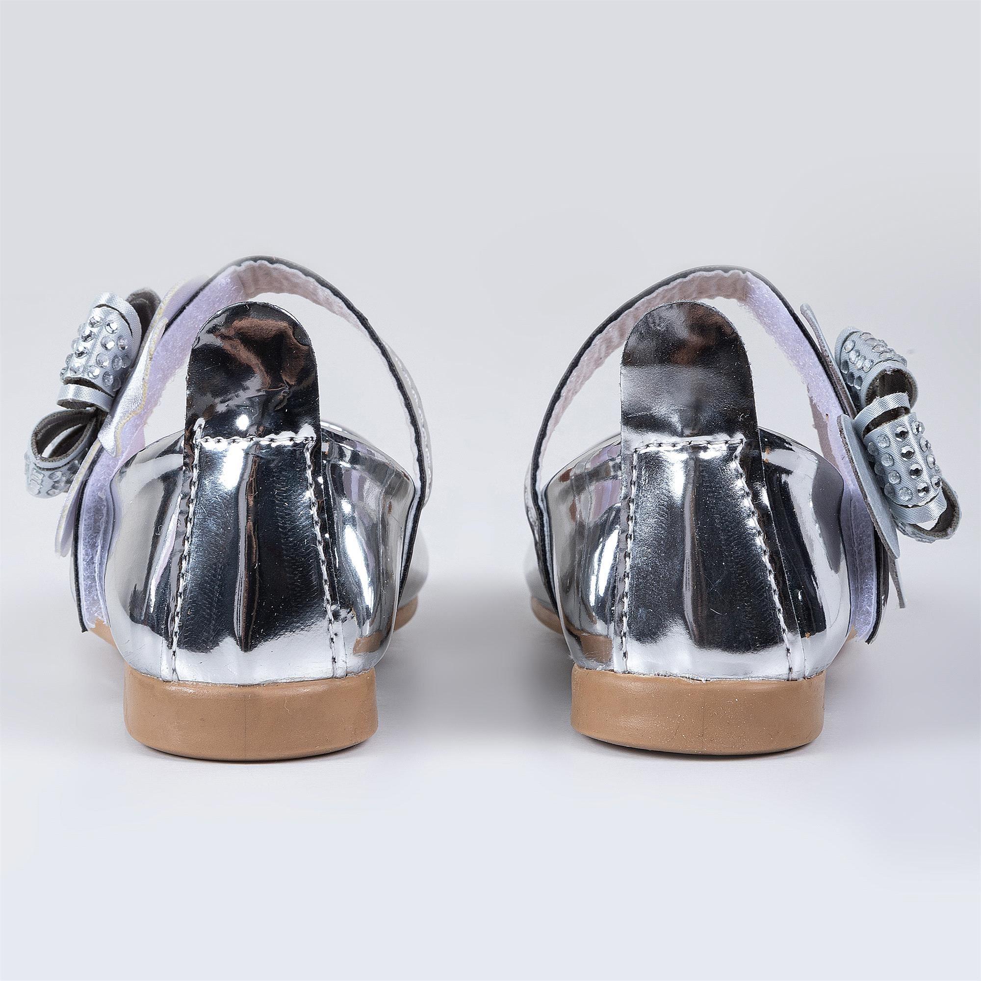 Merli&Rose Kız Çocuk Yonca Bantlı Babet Gümüş Ayna P10007