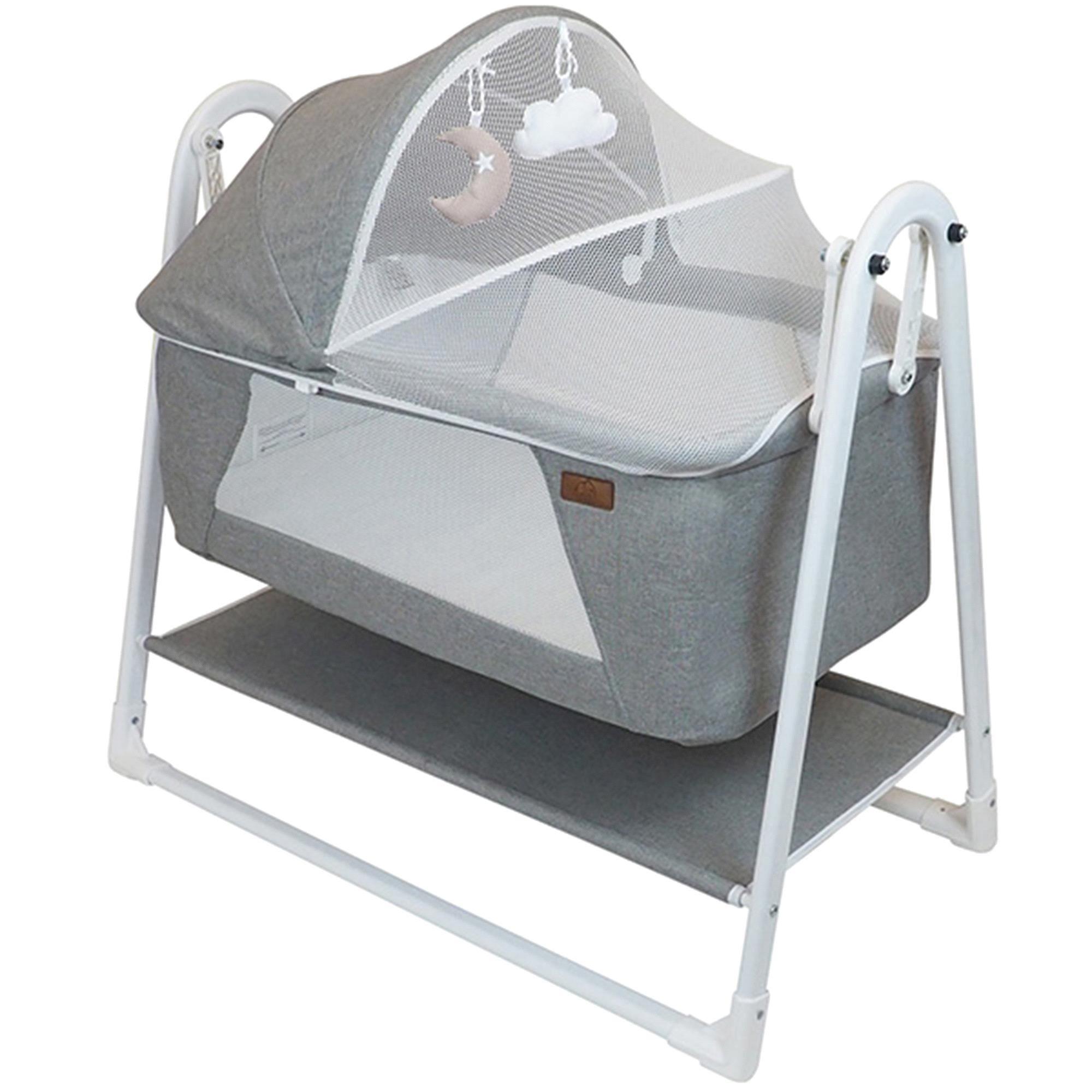Minimoda Nova Plus Portatif Sallanır Beşik Gri