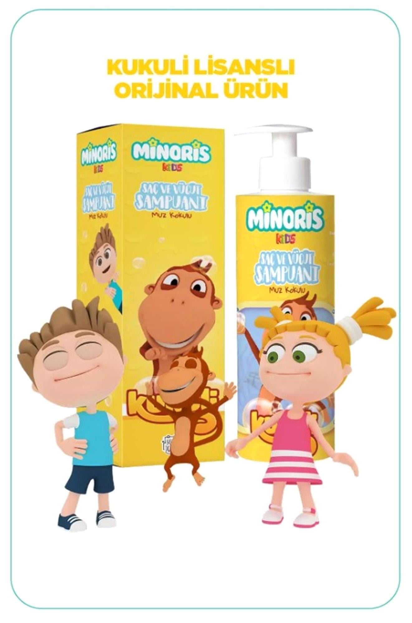 Minoris Kids Kukuli Saç ve Vücut Şampuanı 220ml
