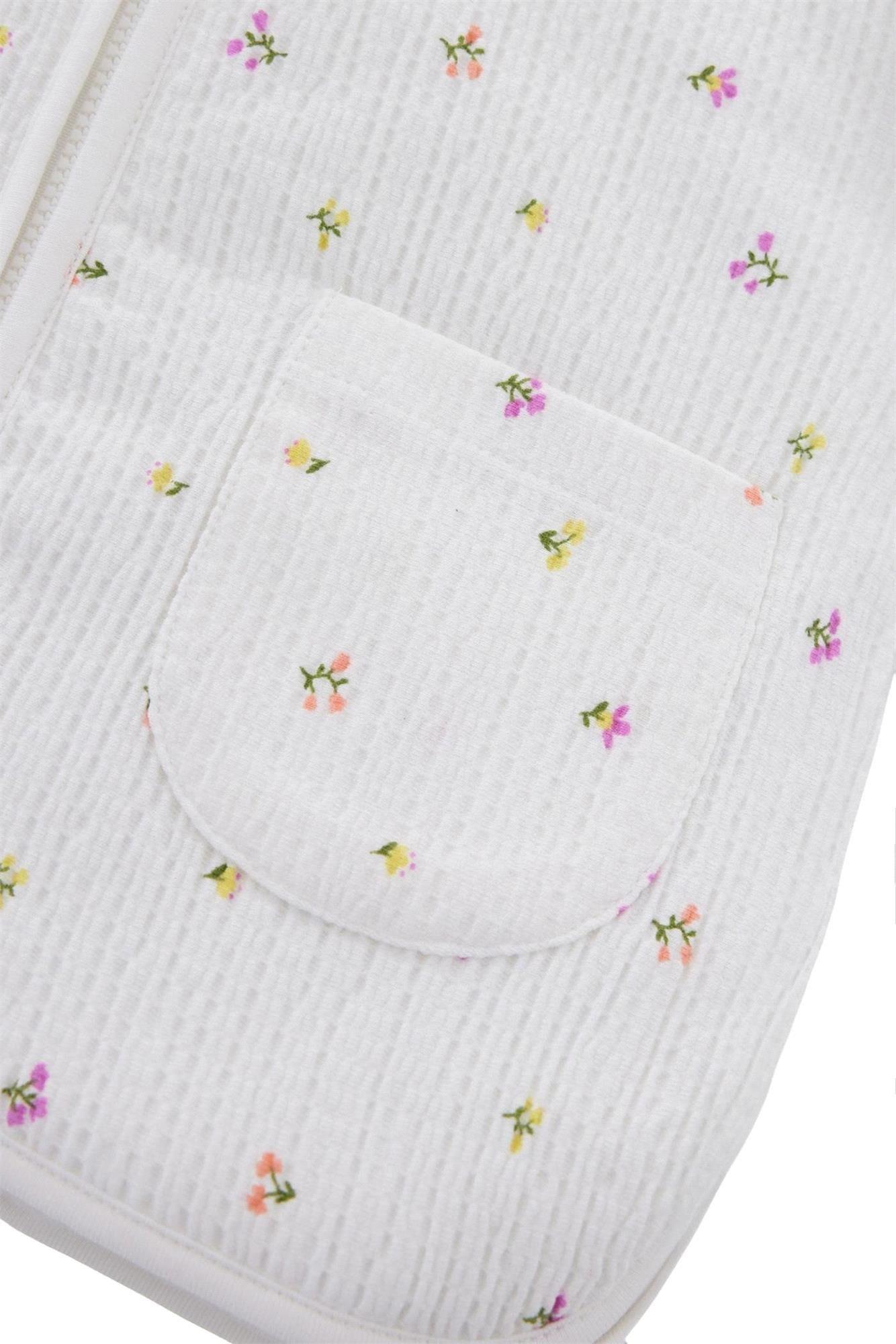 Miny Center Kız Bebek Ceket Beyaz MNT24K003
