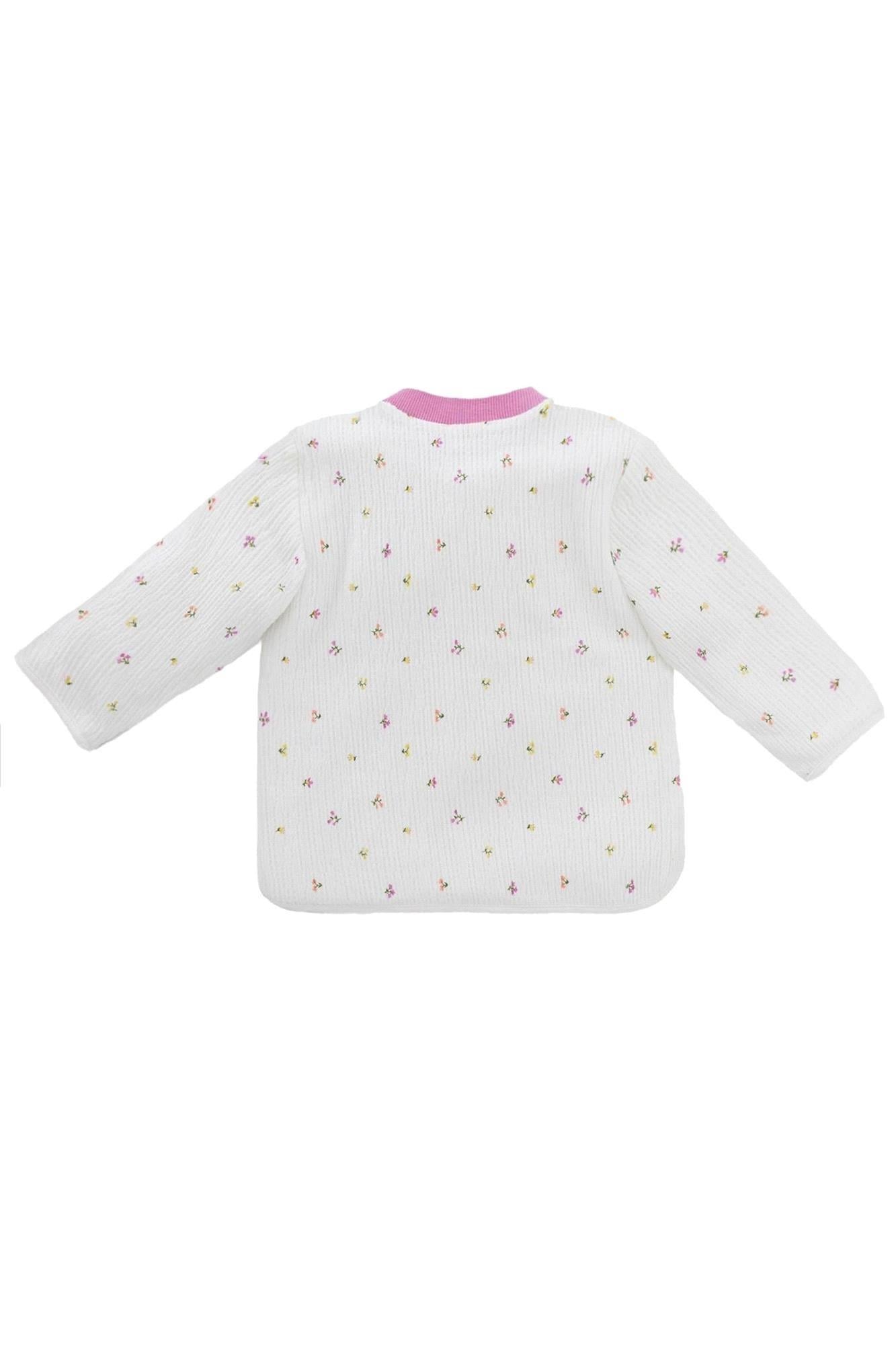 Miny Center Kız Bebek Ceket Beyaz MNT24K003