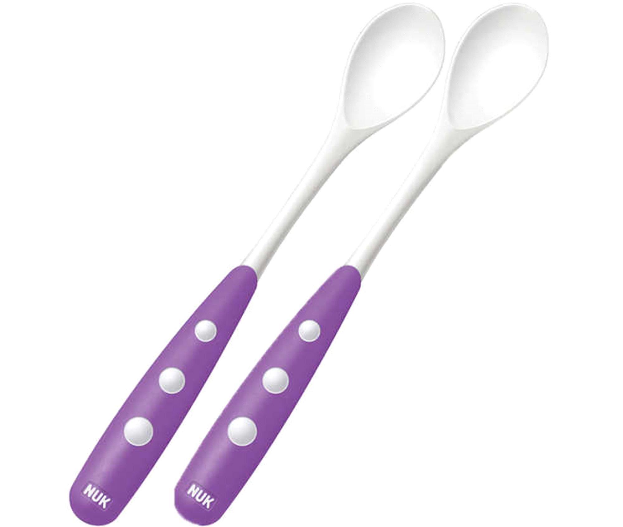 Nuk 2'li Beslenme Kaşığı Mor 255053