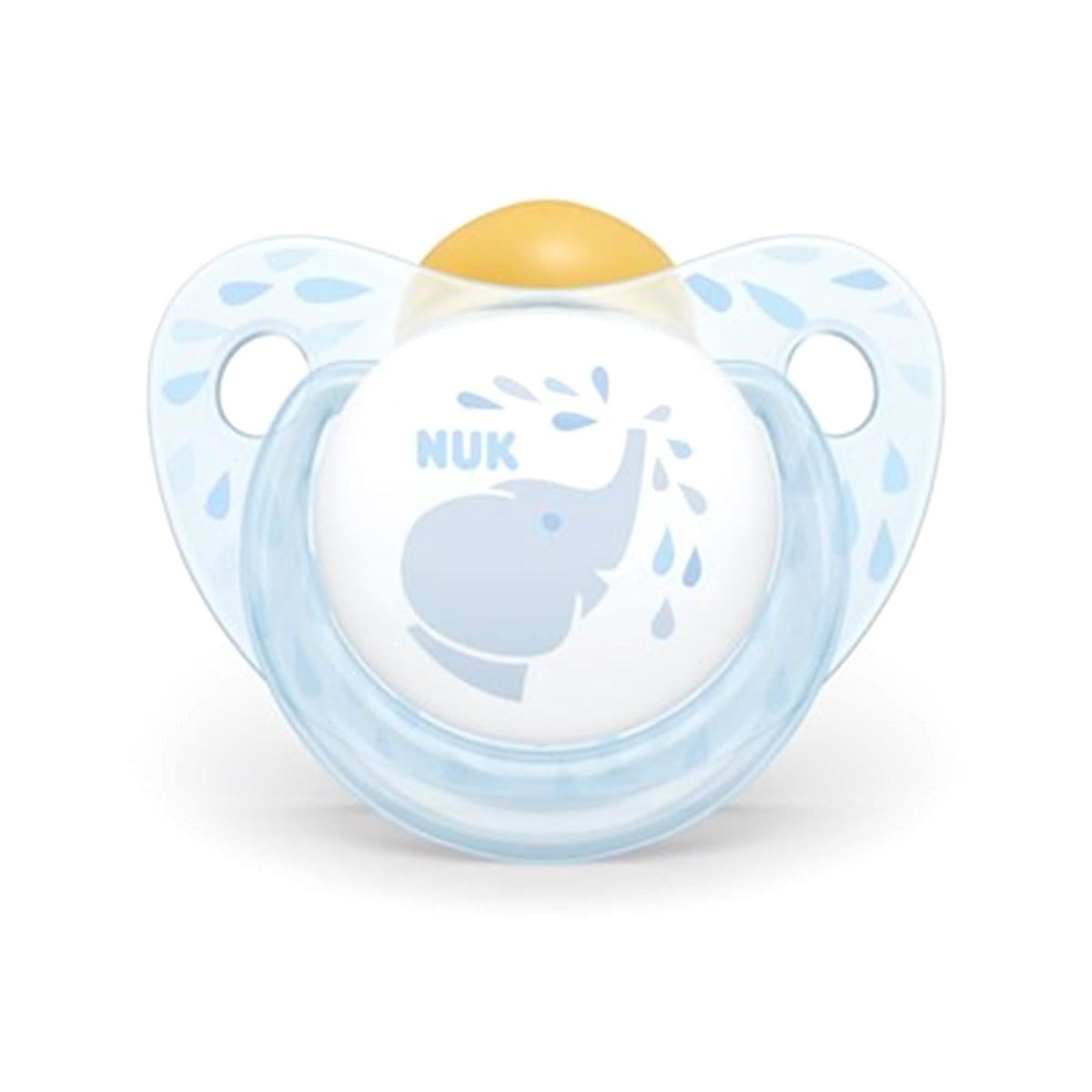Nuk Baby Blue Kauçuk Emzik 6-18 Ay Fil Desenli 734036