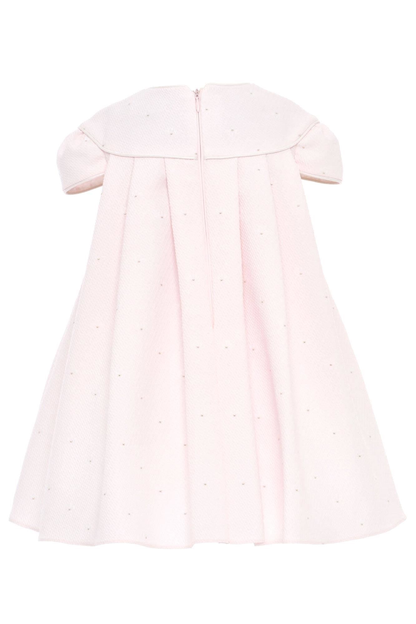 Pamina Kız Bebek Bandanalı 3D Elbise Pembe 36173