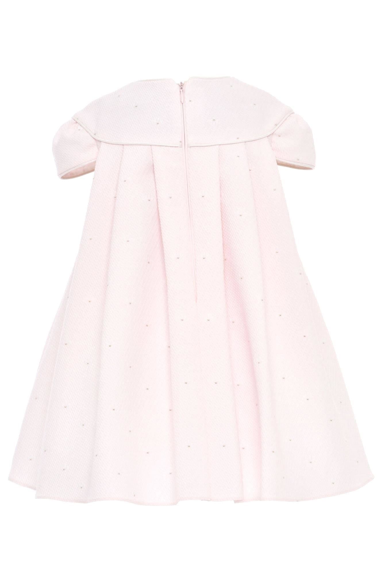 Pamina Kız Bebek Bandanalı 3D Elbise Pembe 36173