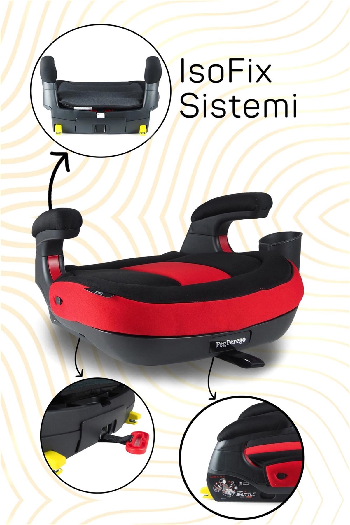 Peg Perego Viaggio Via Shuttle Grup 2-3 (15-36 Kg) Monza