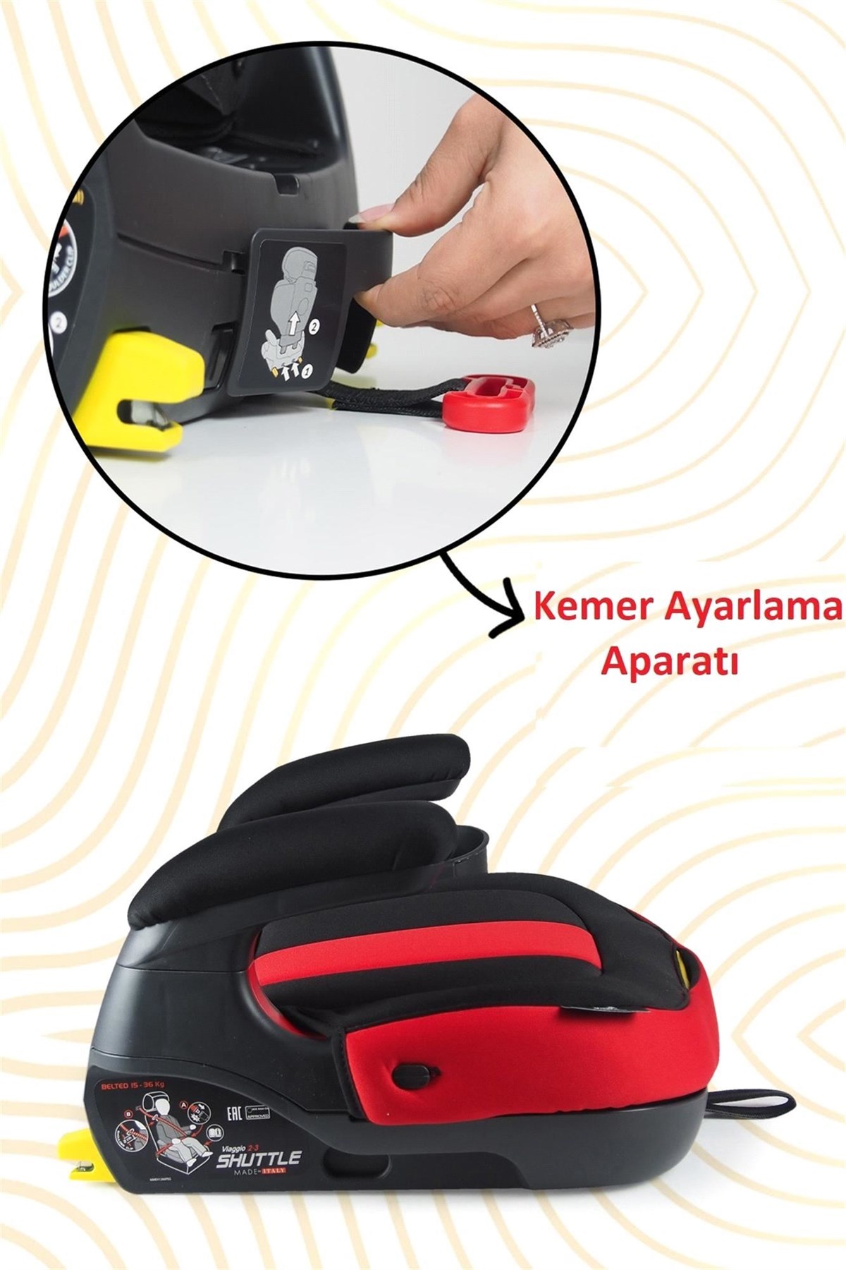 Peg Perego Viaggio Via Shuttle Grup 2-3 (15-36 Kg) Monza