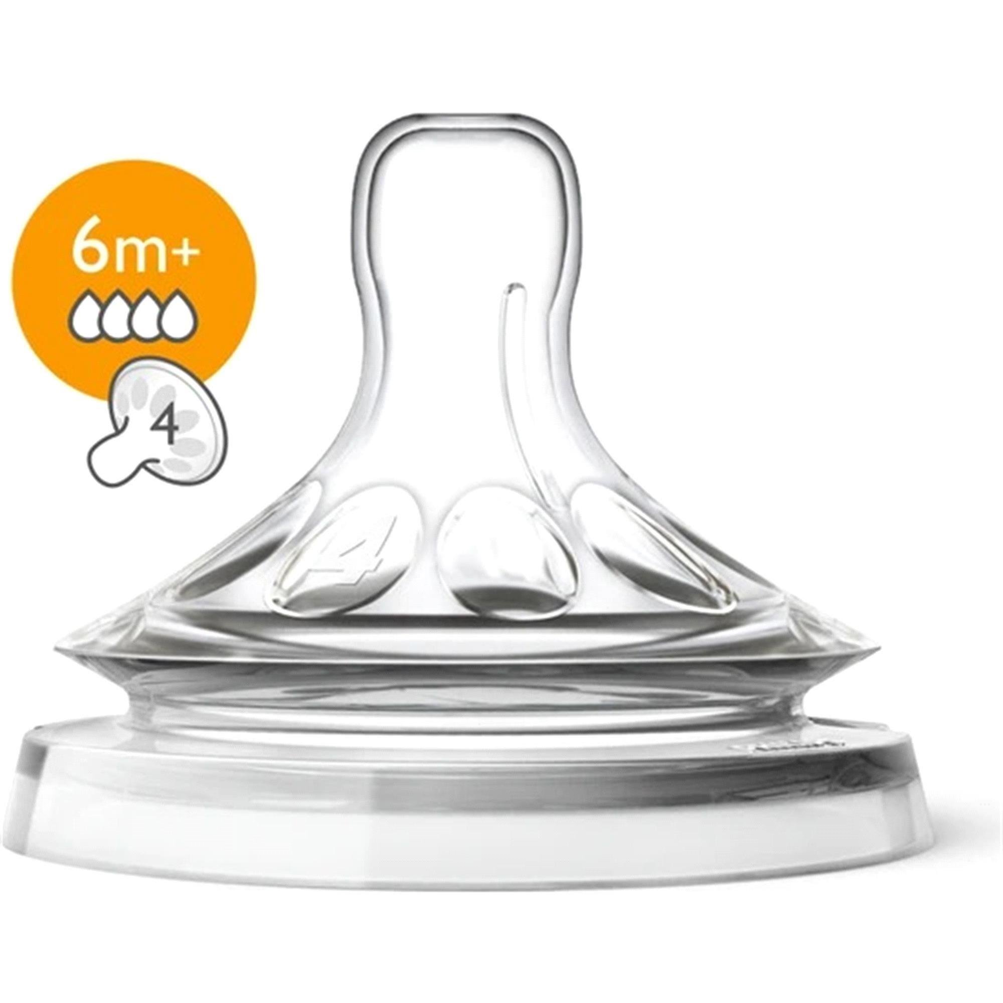 Philips Avent 2'li Natural Biberon Emziği 6m+ SCF044/27