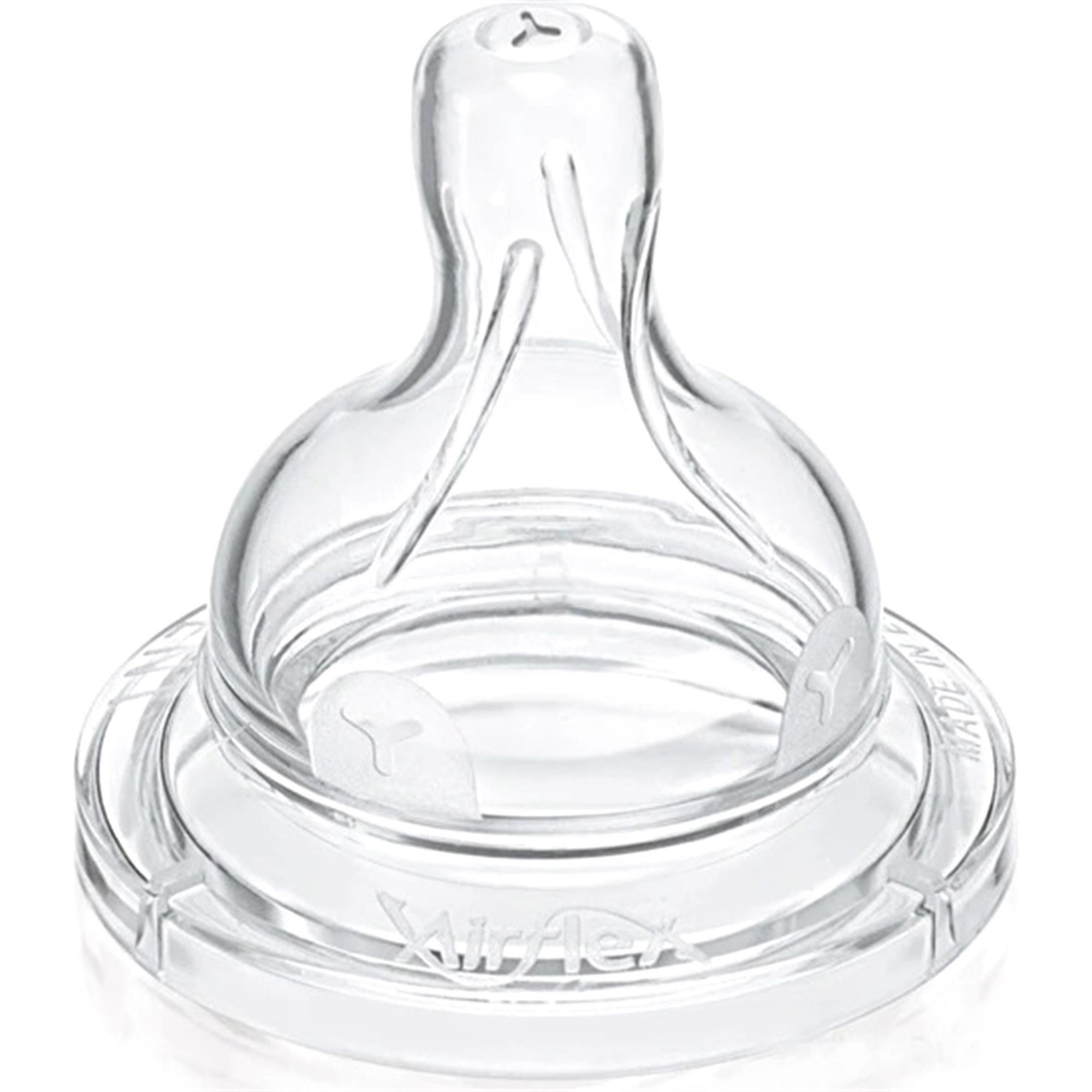 Philips Avent Biberon Emziği 2'li Hızlı Akış Y Kesik 6 Ay Scf636/27