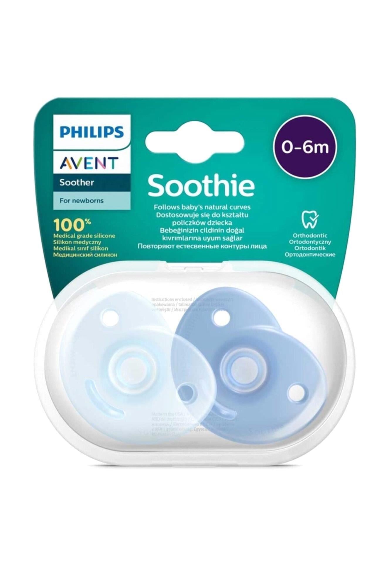 Philips Avent Erkek Bebek Soothie Emzik 0-6 Ay Scf099/21