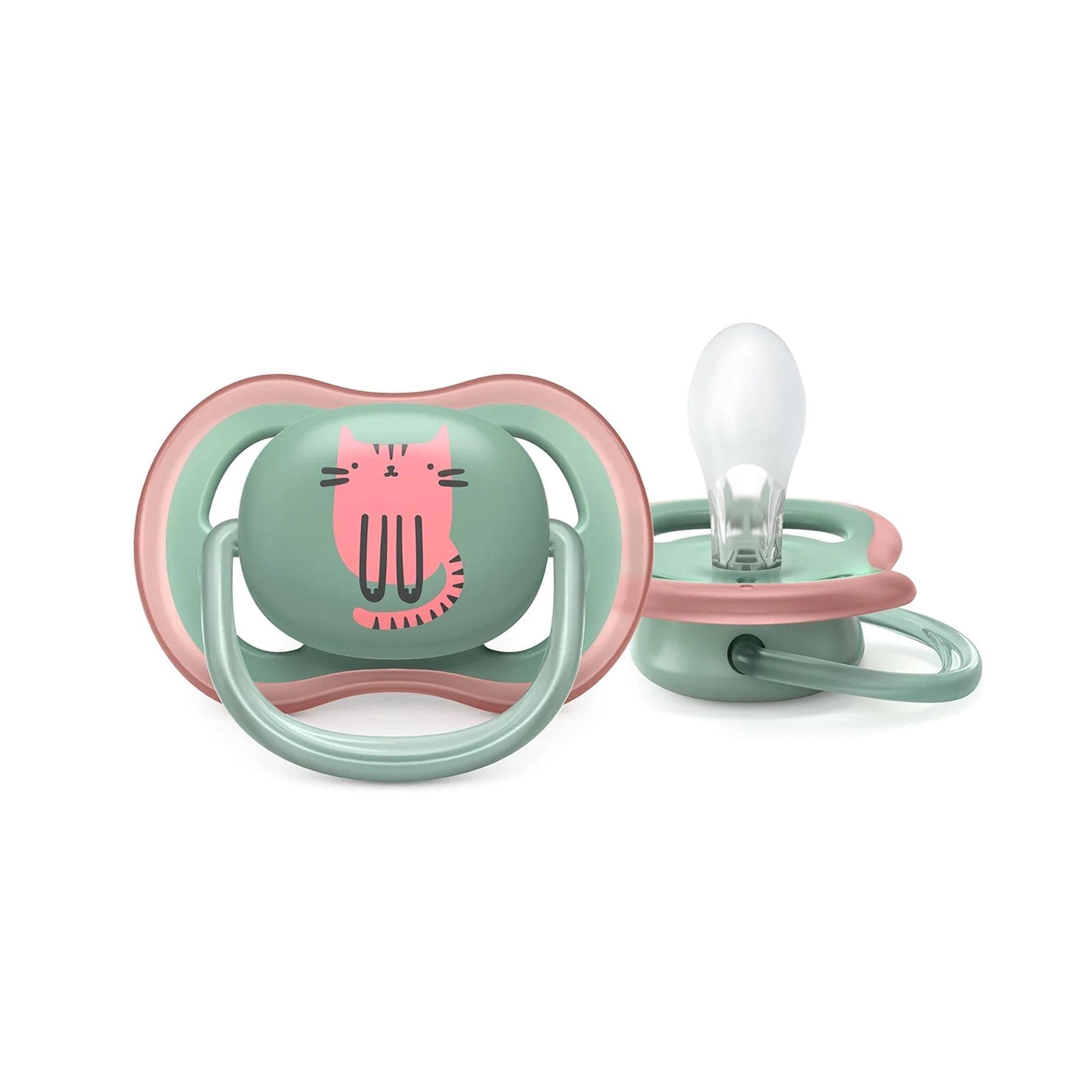 Philips Avent Kız Bebek 2'li Ultra Air 6-18 Ay Emzik Scf085/18