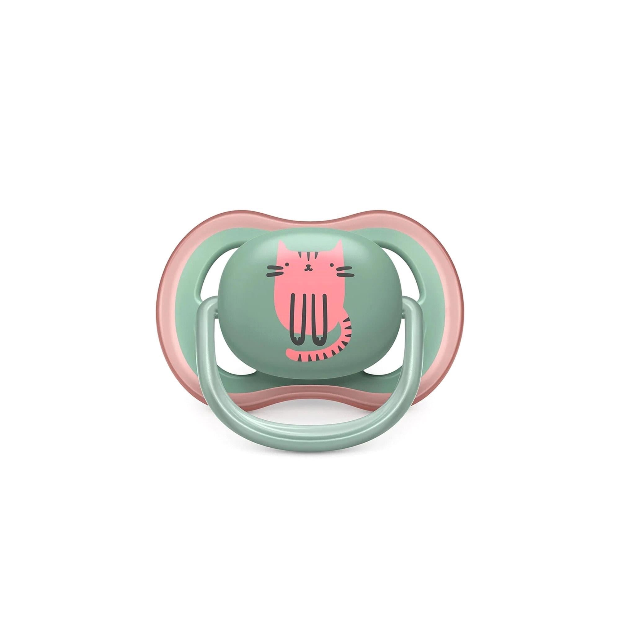 Philips Avent Kız Bebek 2'li Ultra Air 6-18 Ay Emzik Scf085/18