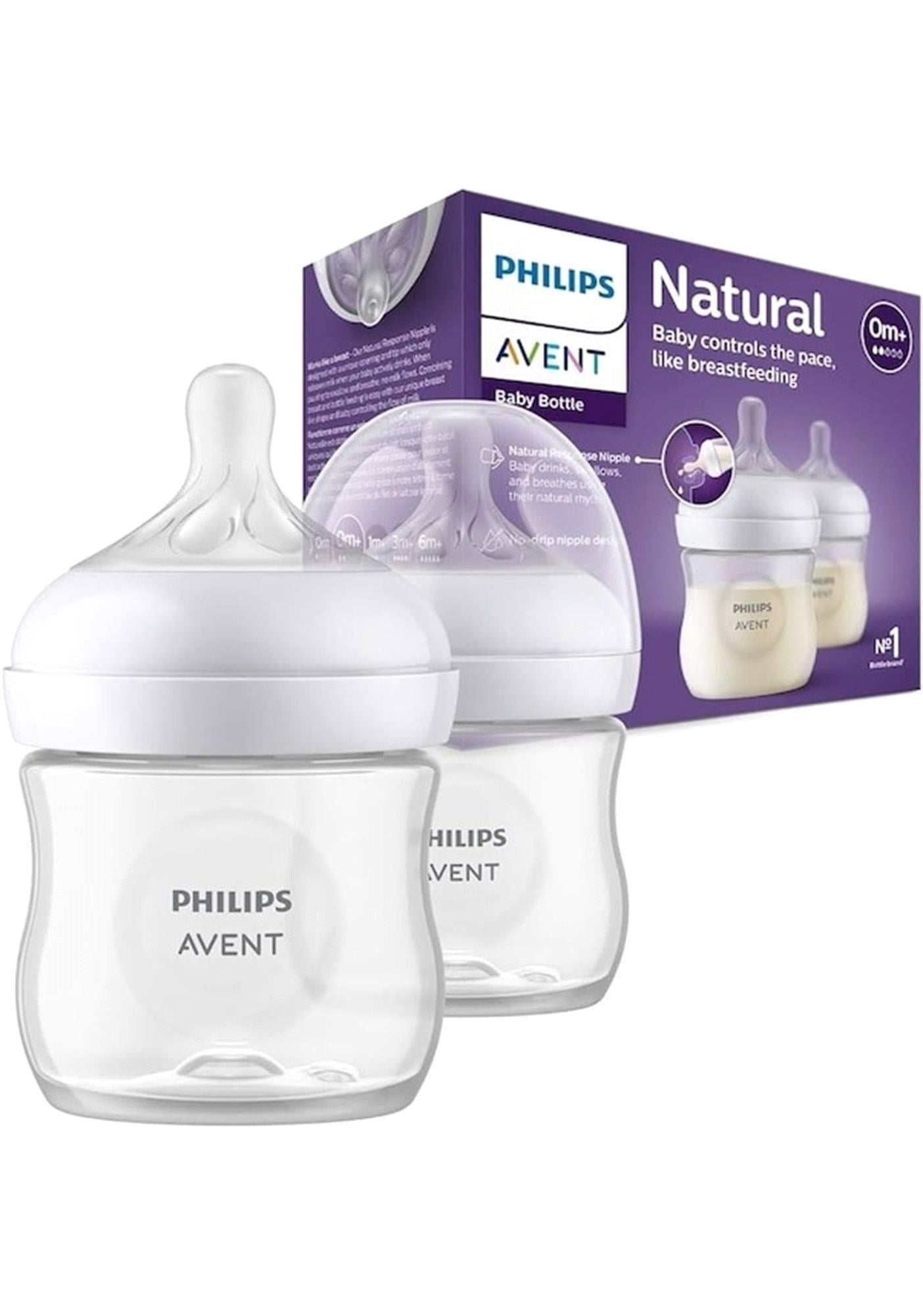 Philips Avent Natural Response Doğal Tepkili Pp 2'li Biberon Seti 125ml 0 Ay SCY900/02 