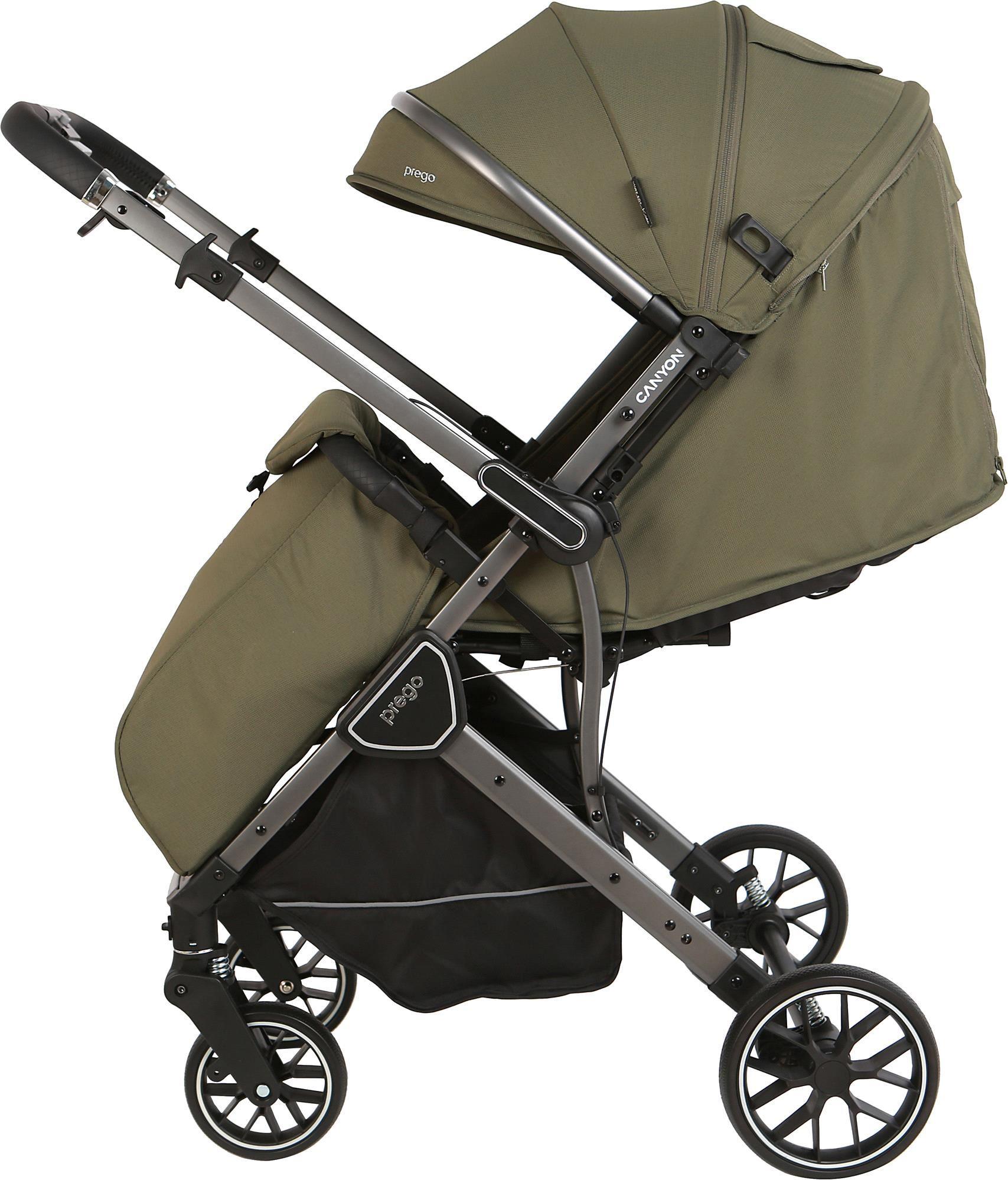 Prego Canyon Koldan Çift Yönlü Kabin Boy Bebek Arabası Yeşil 2430