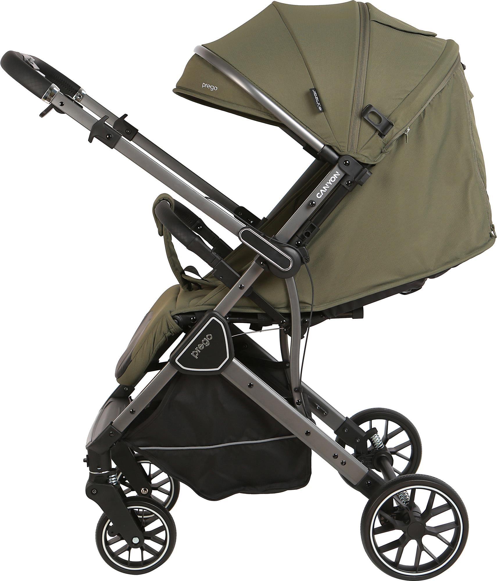 Prego Canyon Koldan Çift Yönlü Kabin Boy Bebek Arabası Yeşil 2430