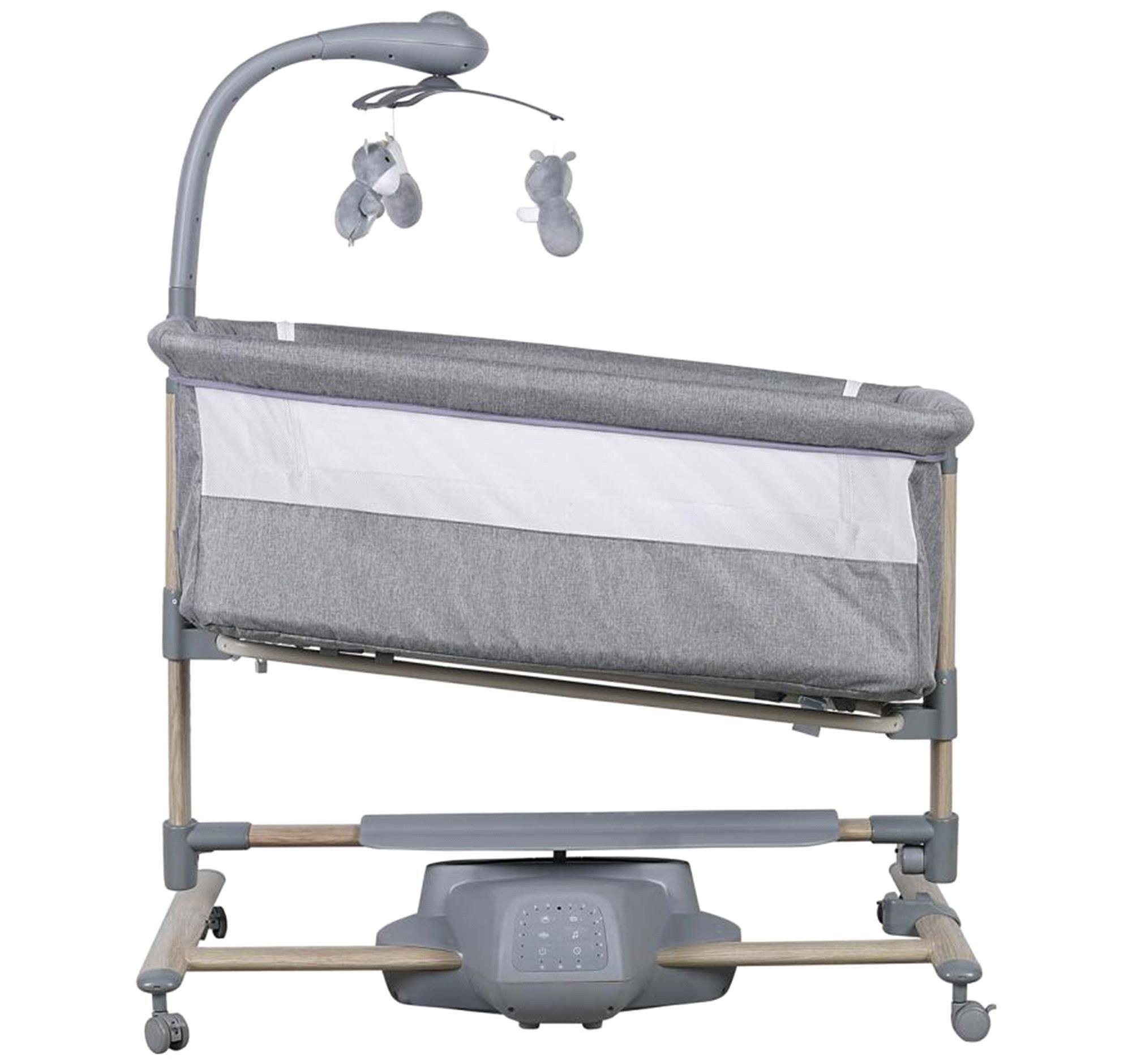 Prego Carmela Elektrikli Anne Yanı Beşik Gri 4091