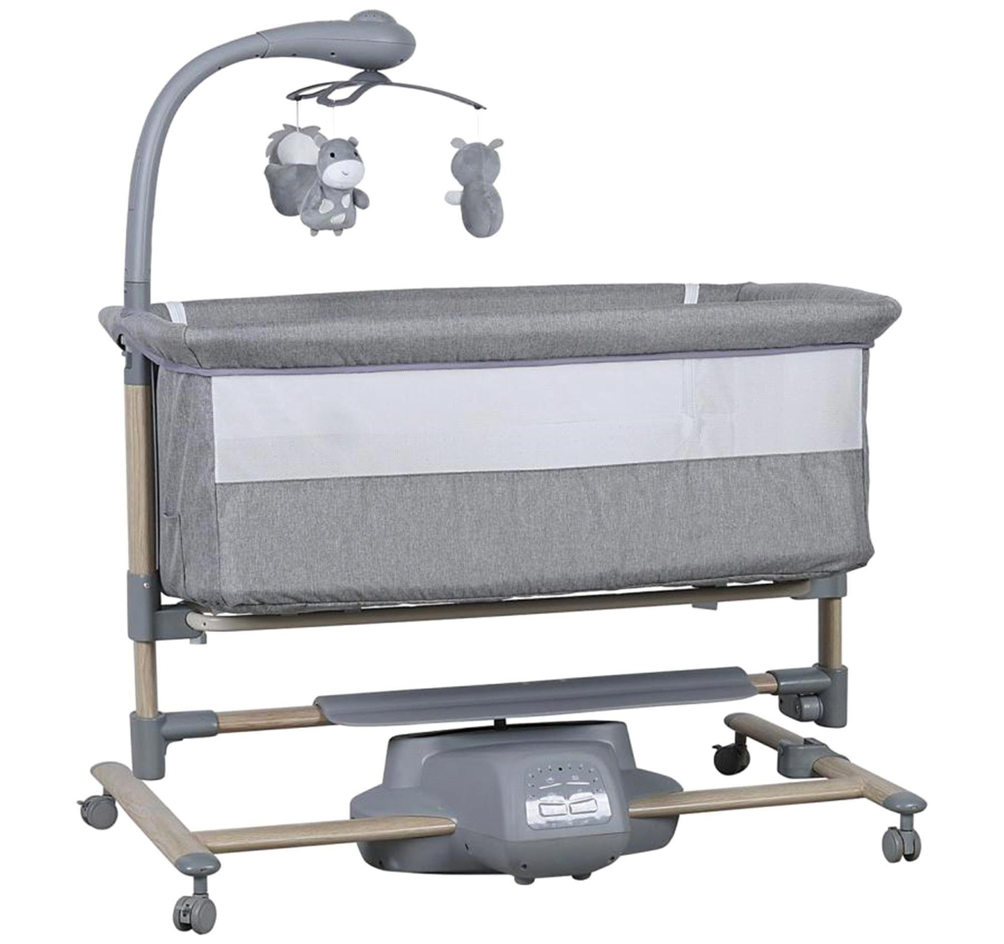 Prego Carmela Elektrikli Anne Yanı Beşik Gri 4091