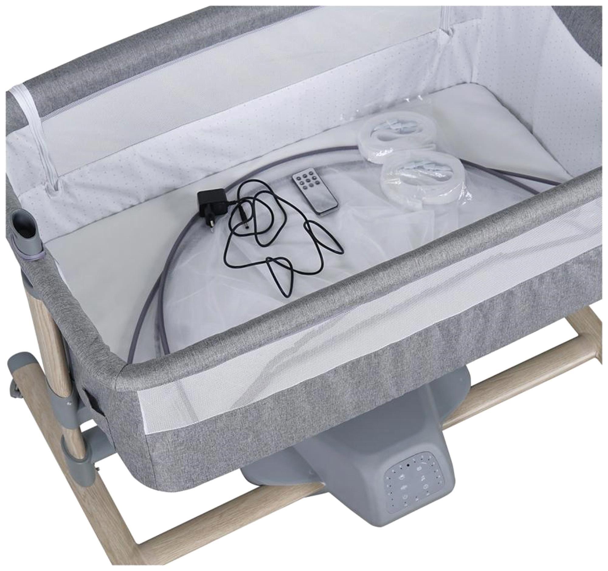 Prego Carmela Elektrikli Anne Yanı Beşik Gri 4091