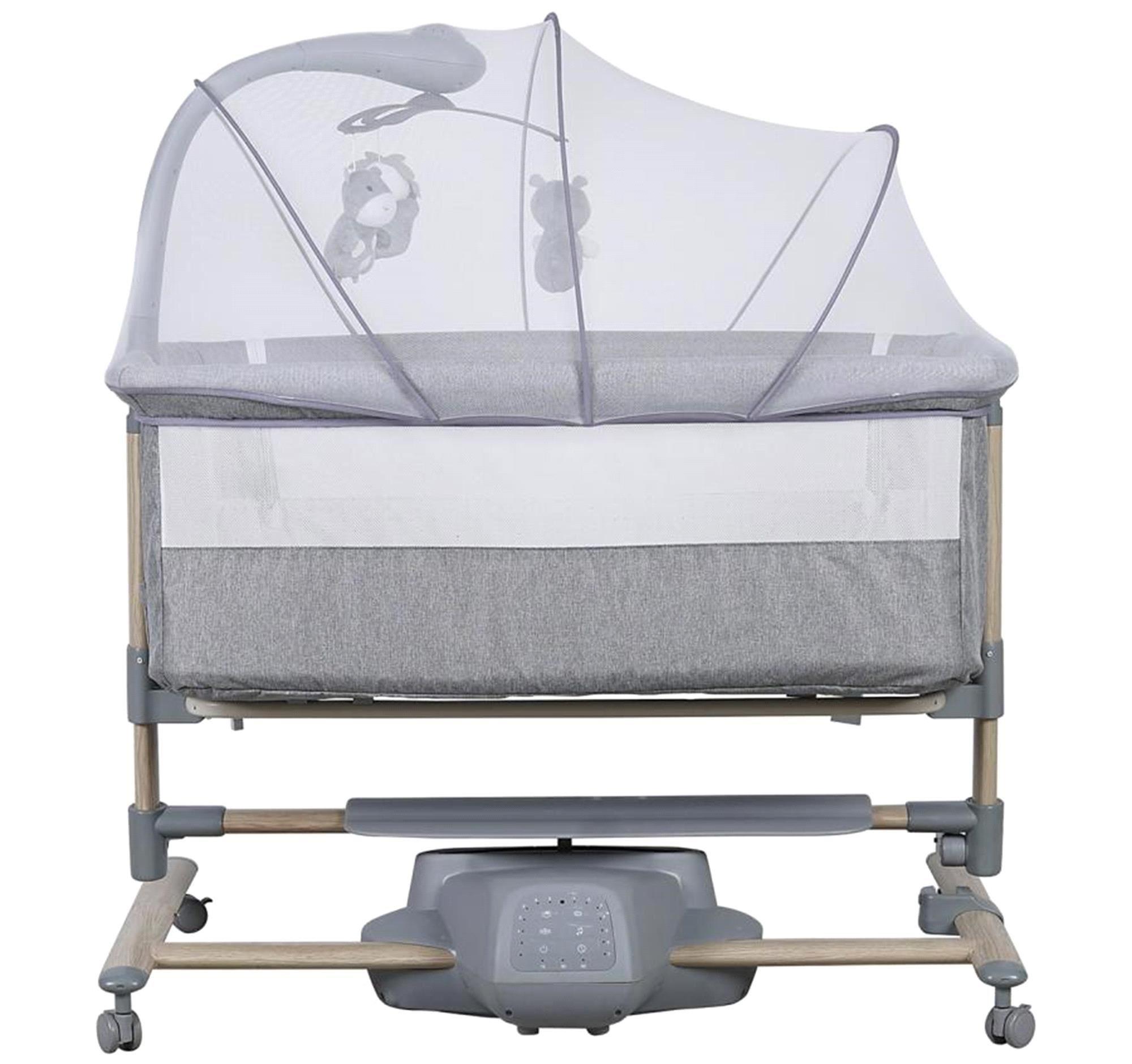 Prego Carmela Elektrikli Anne Yanı Beşik Gri 4091