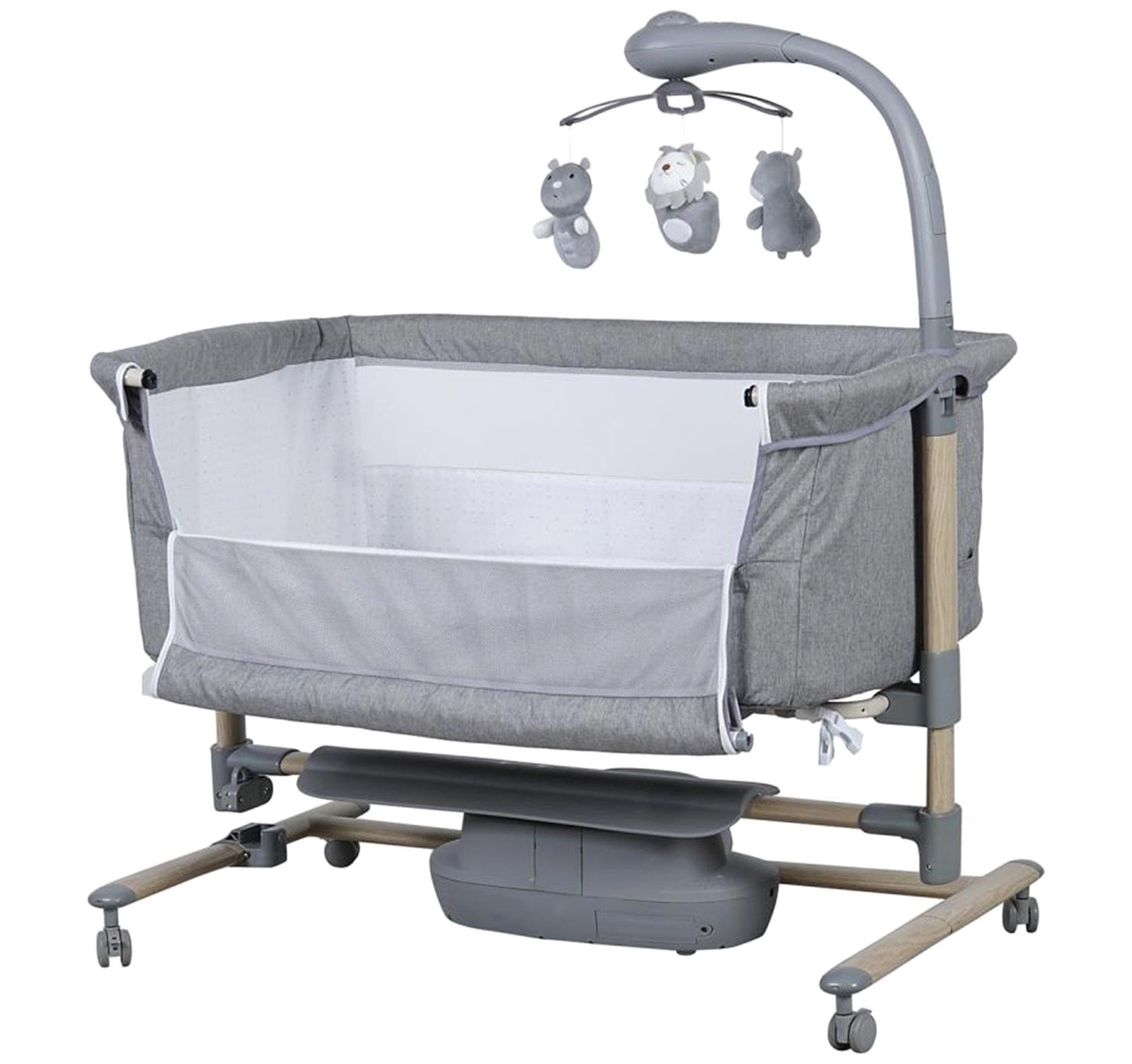 Prego Carmela Elektrikli Anne Yanı Beşik Gri 4091