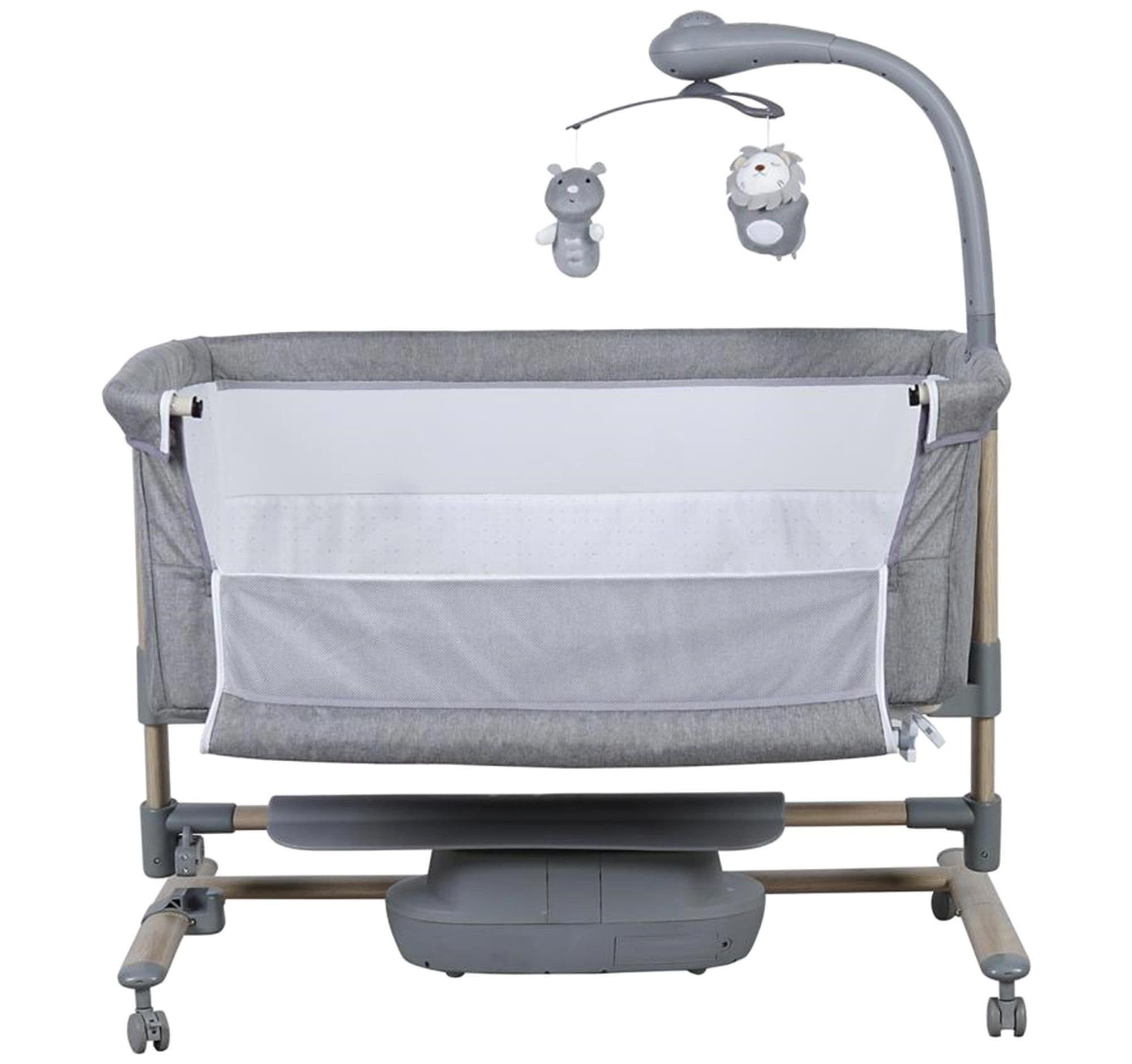 Prego Carmela Elektrikli Anne Yanı Beşik Gri 4091