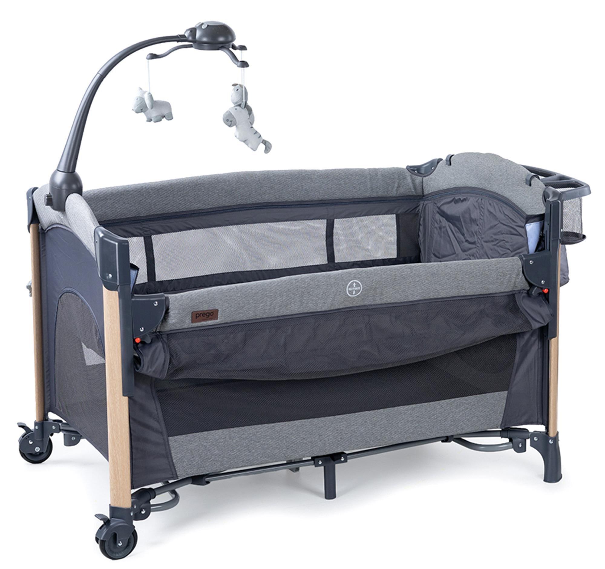 Prego Elips Plus Anne Yanı Oyun Parkı Gri 8069