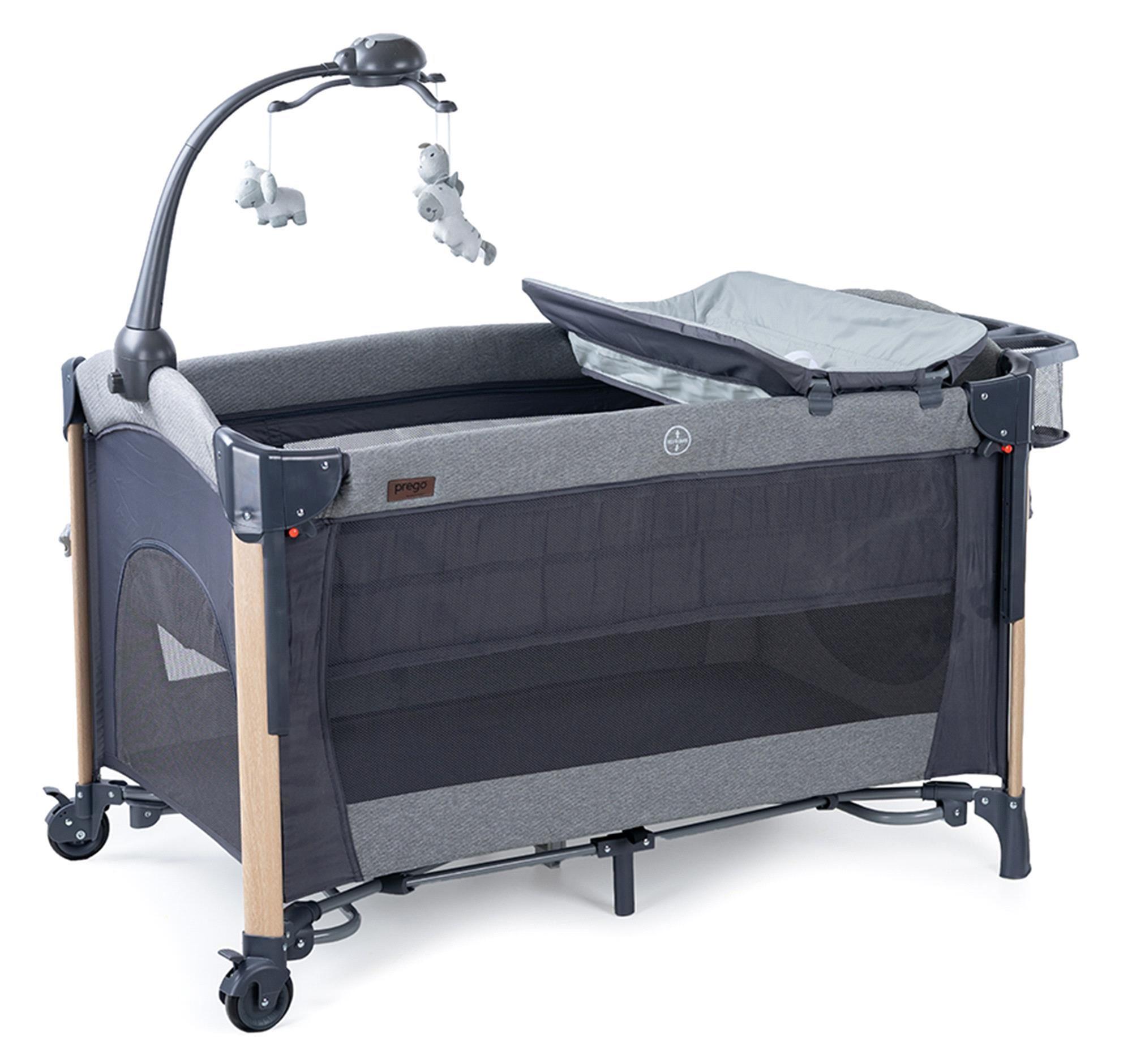 Prego Elips Plus Anne Yanı Oyun Parkı Gri 8069