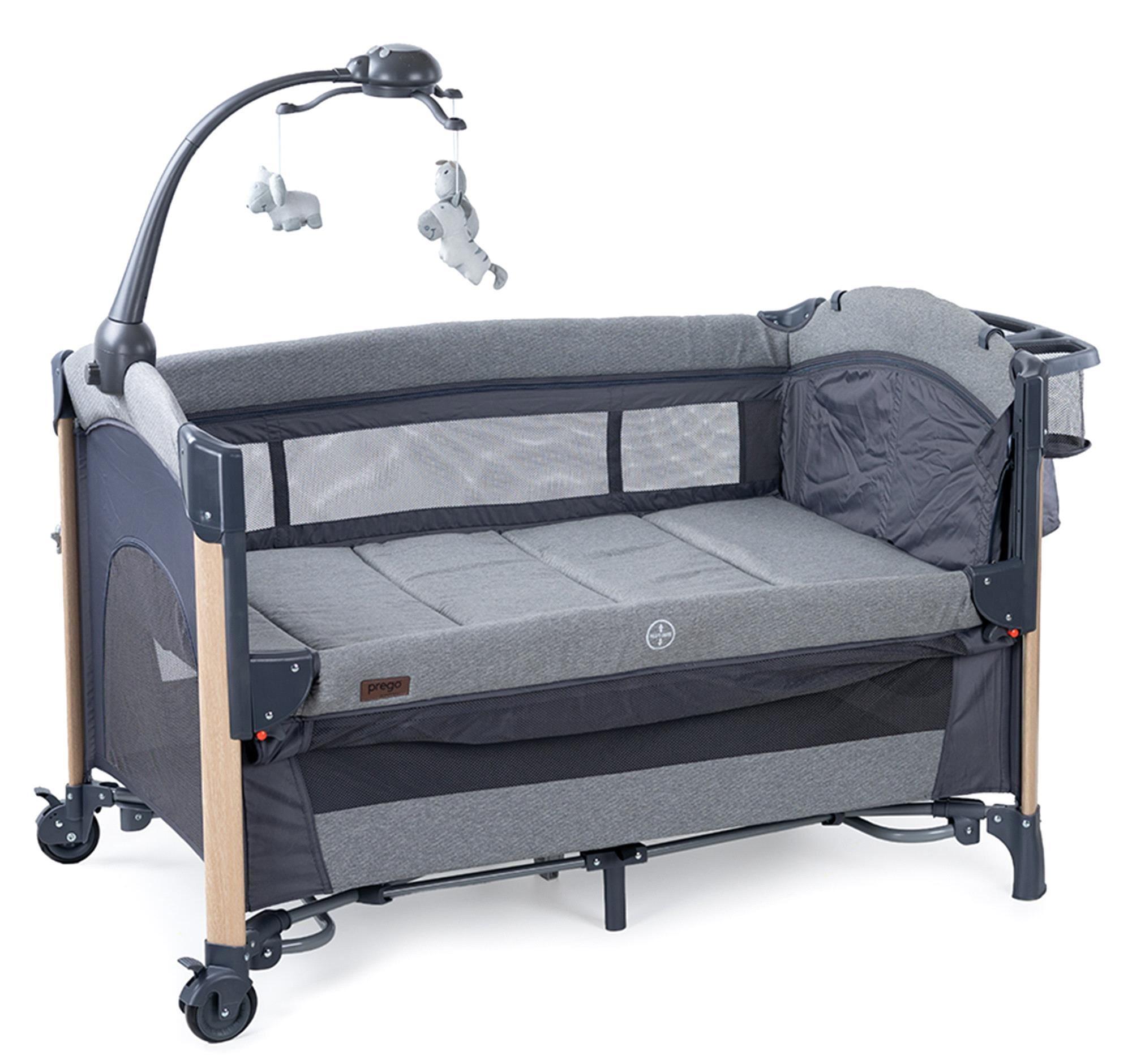 Prego Elips Plus Anne Yanı Oyun Parkı Gri 8069