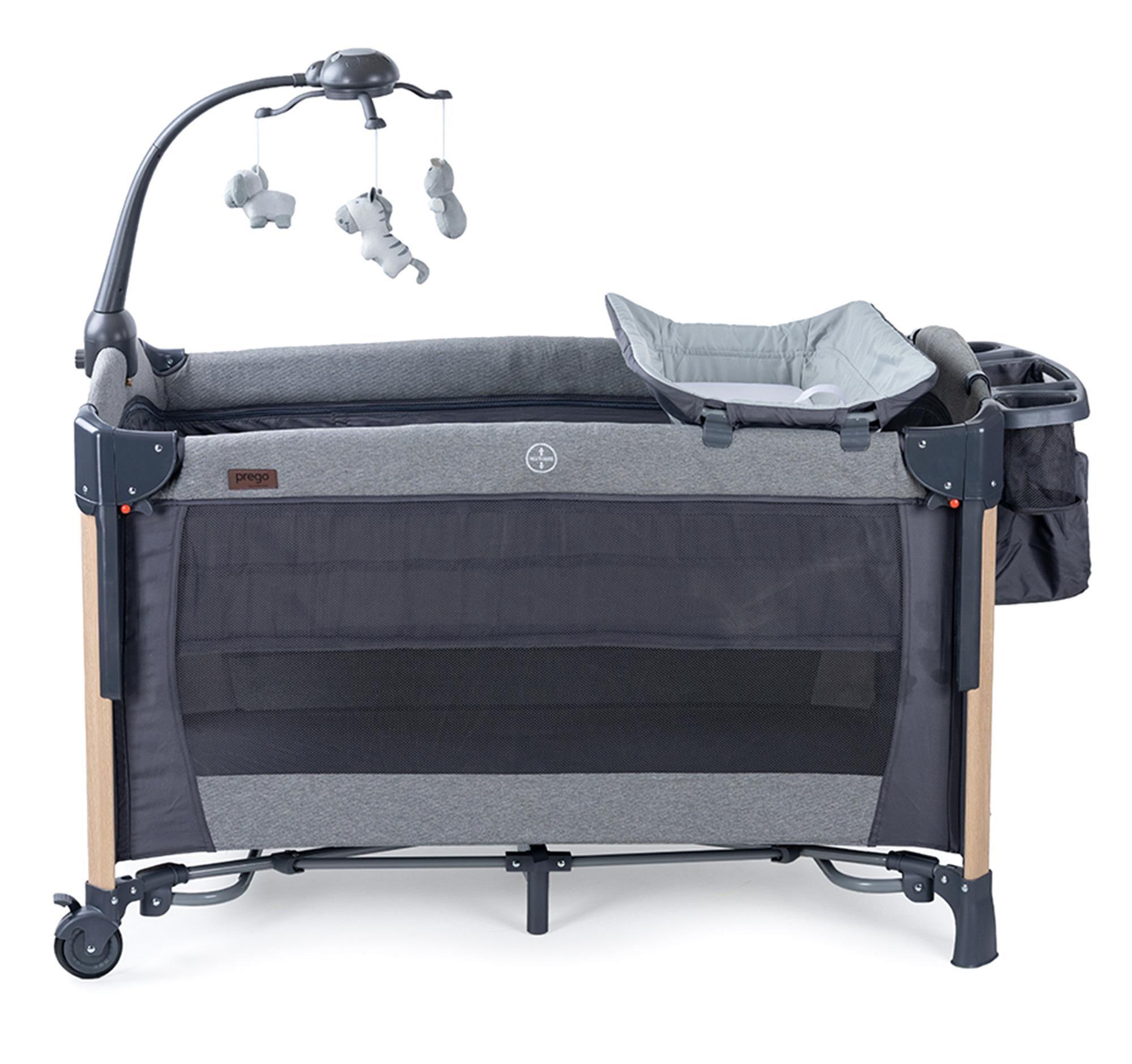 Prego Elips Plus Anne Yanı Oyun Parkı Gri 8069