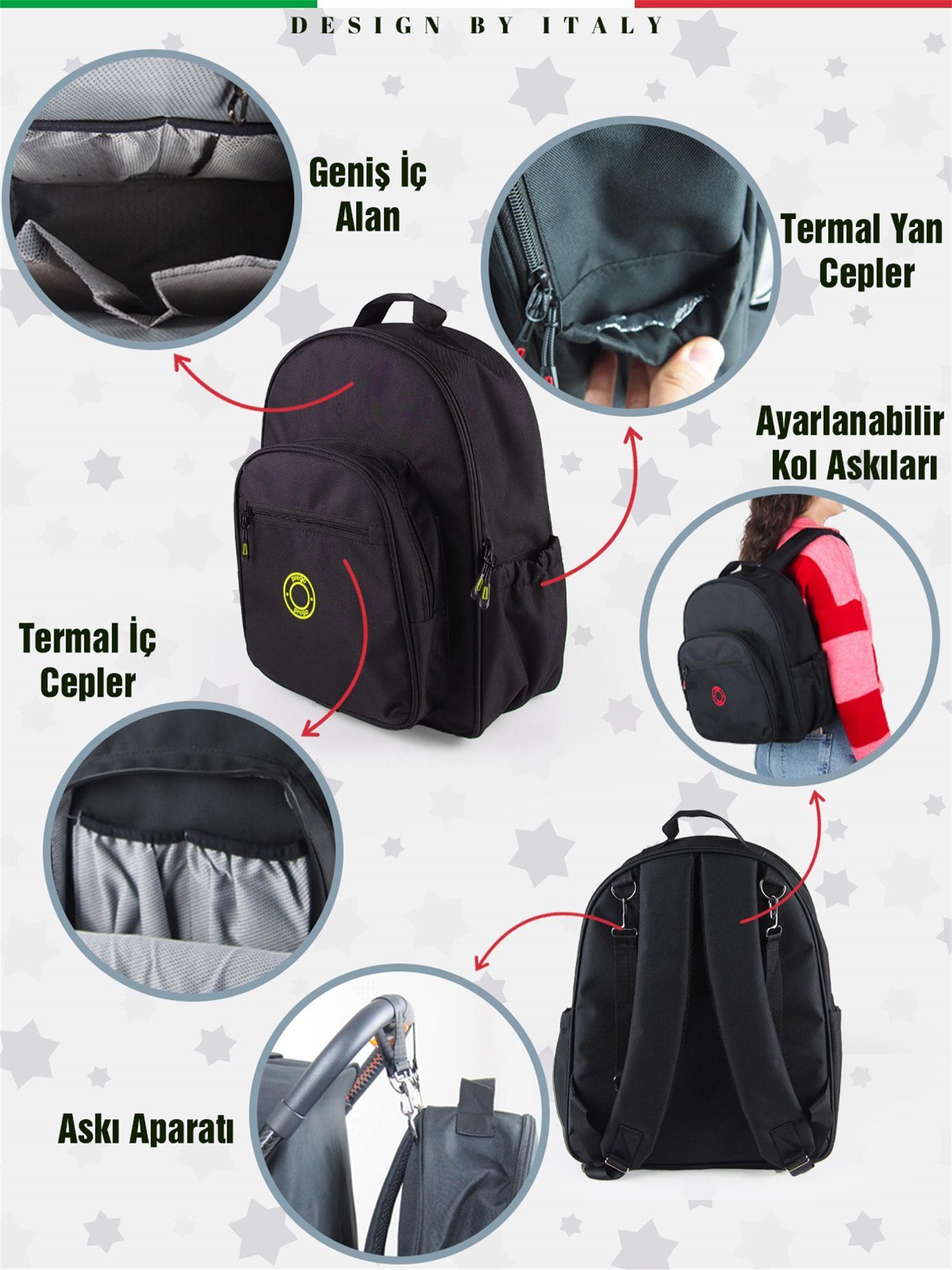 Prego Estella Bebek Bakım Çantası Yeşil 3089