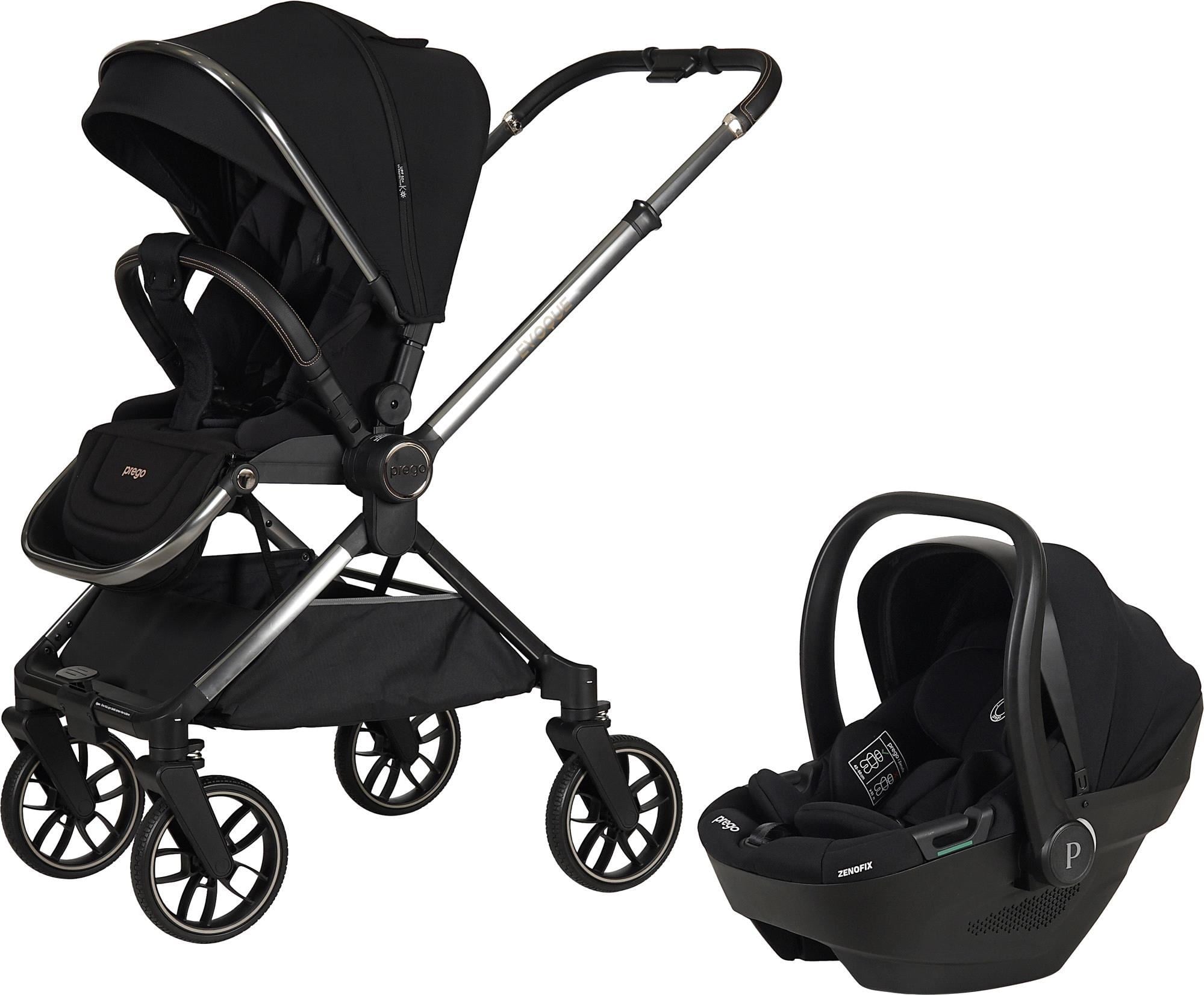 Prego Evoque I-Size Travel Bebek Arabası Siyah 2425