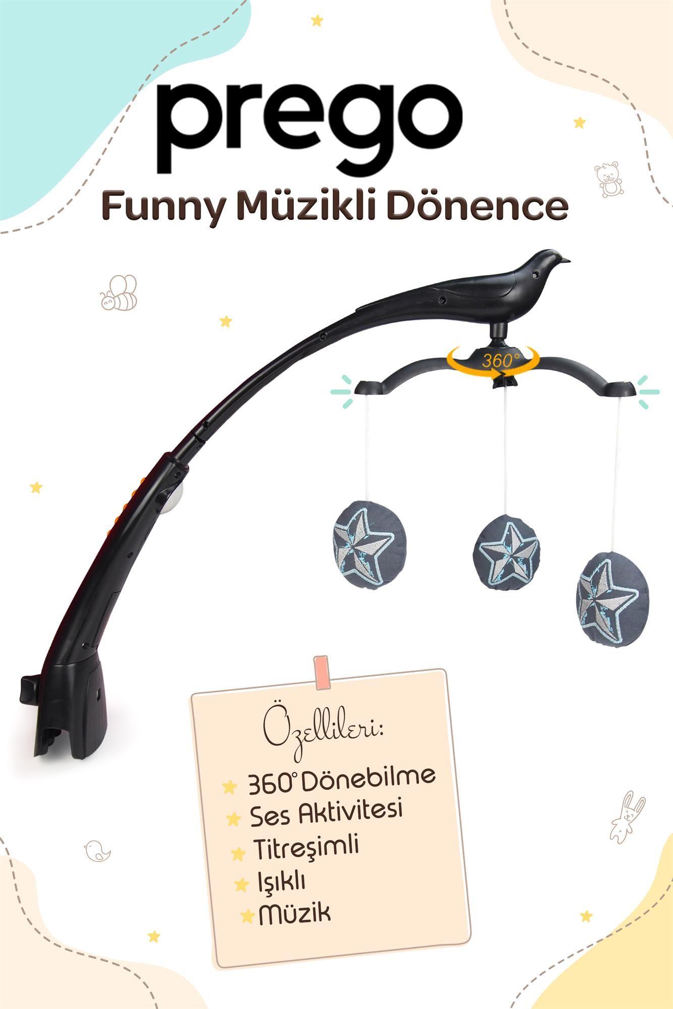 Prego Funny Müzikli Dönence Füme 5088 