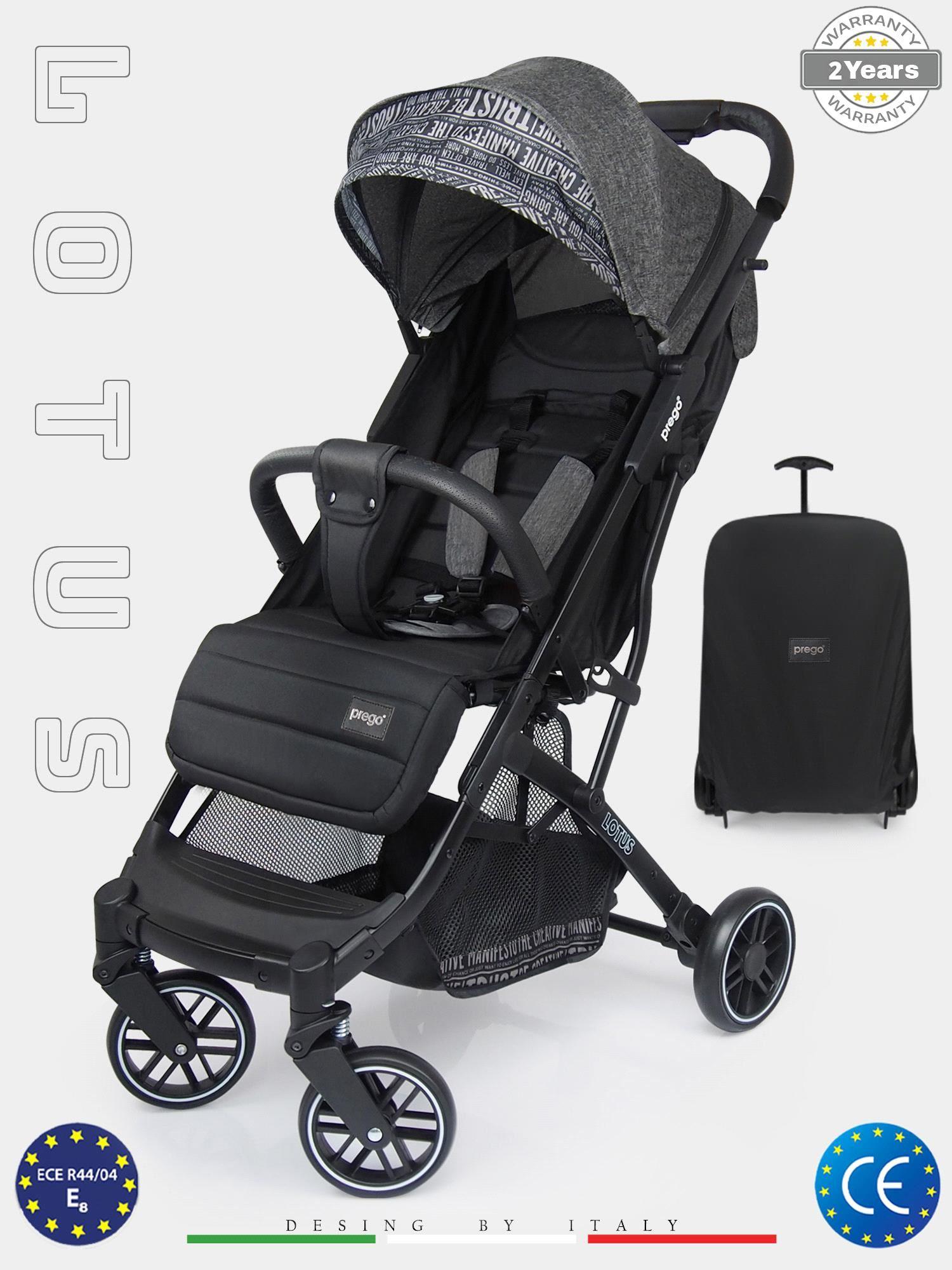 Prego Lotus Kabin Boy Bebek Arabası Füme 2033