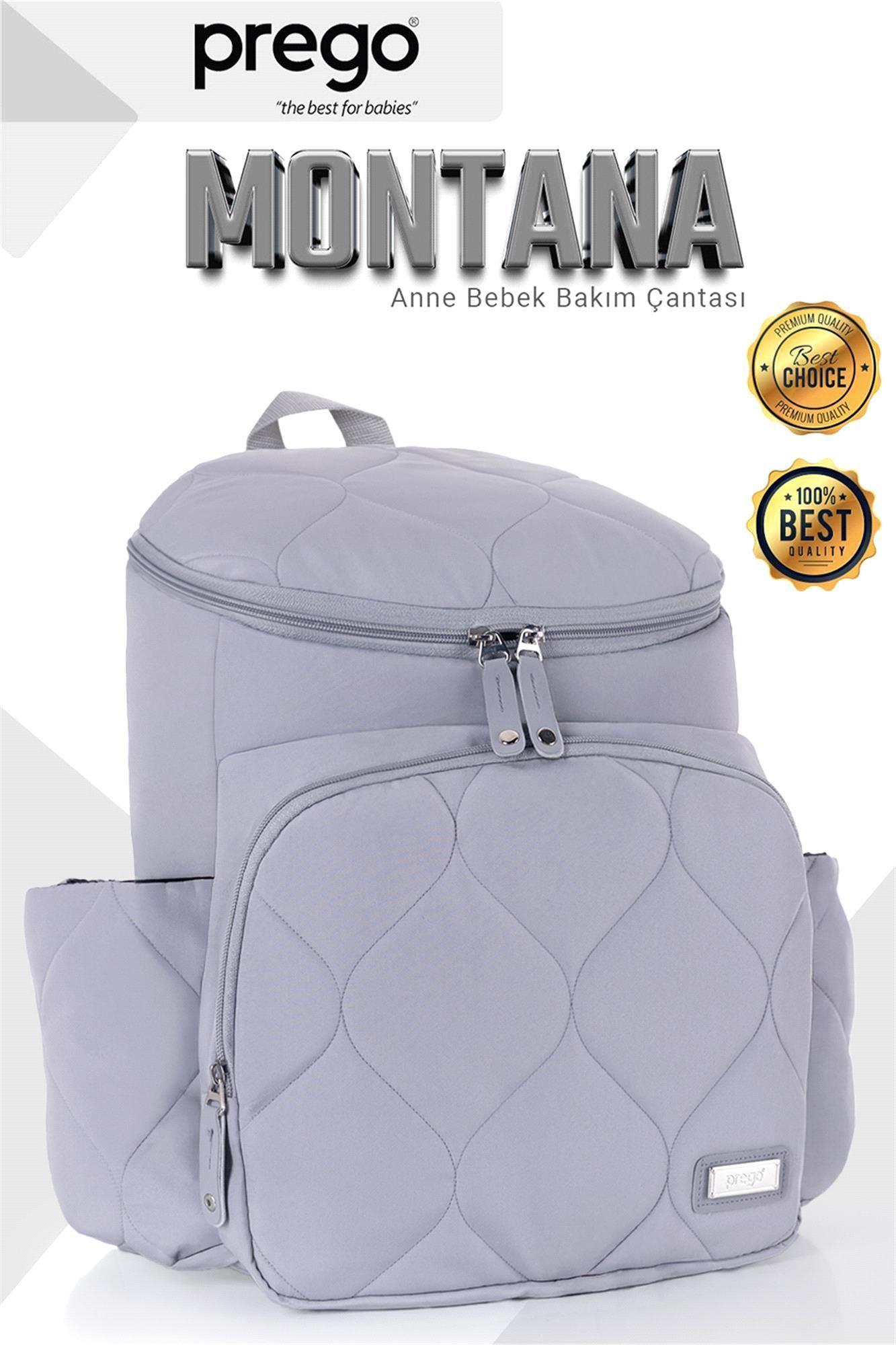 Prego Montana Bebek Bakım Çantası Ligth Gri 3084