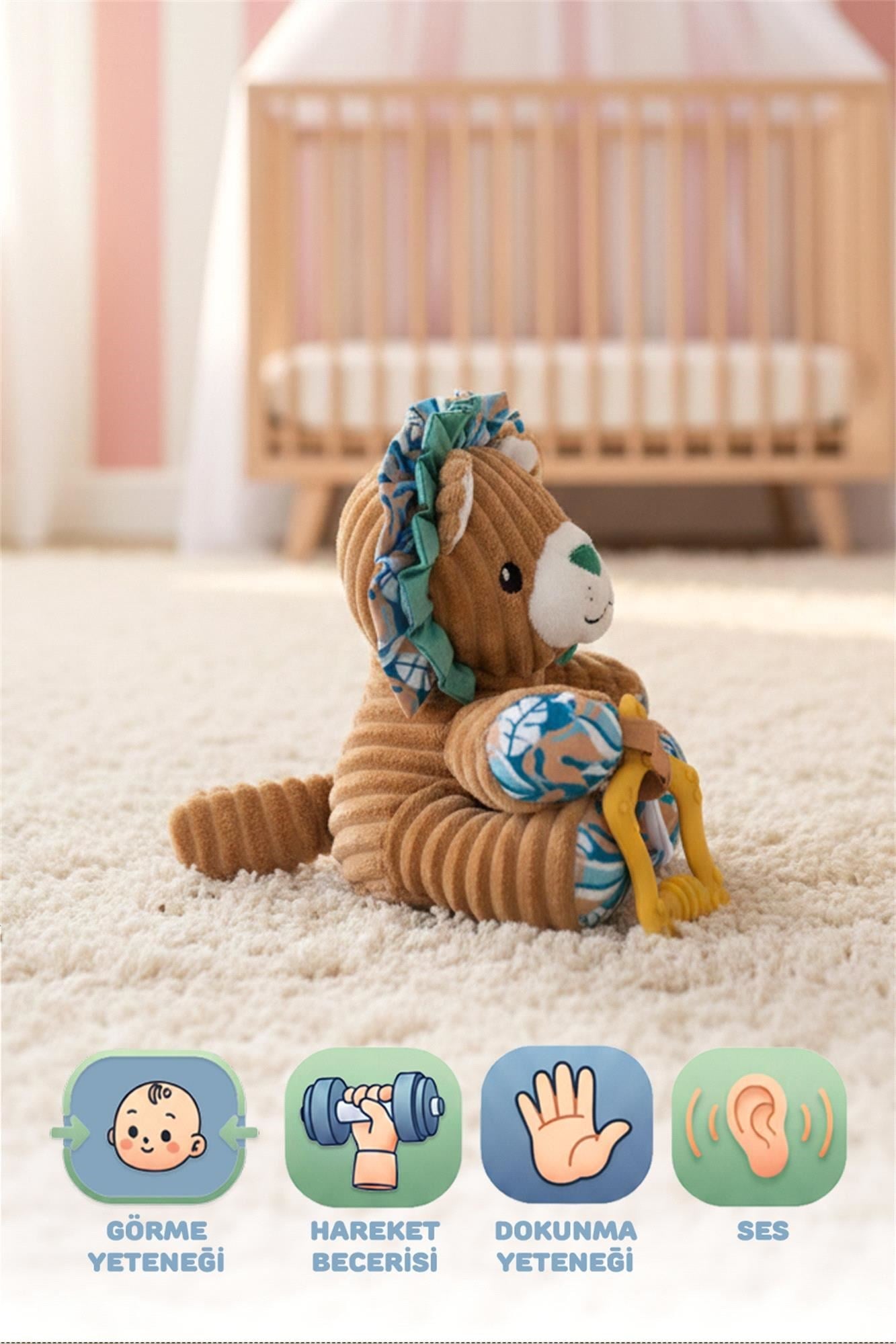 Prego Peluş Oyuncaklar Aslan P210604