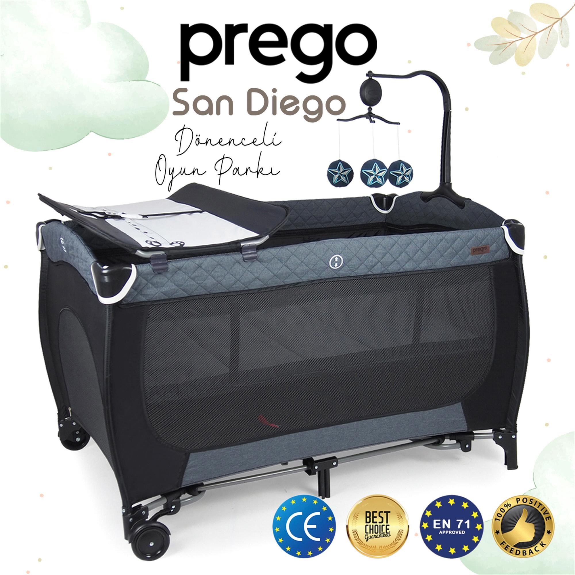 Prego San Diego Plus Oyun Parkı 70*120 Cm 8029 Füme