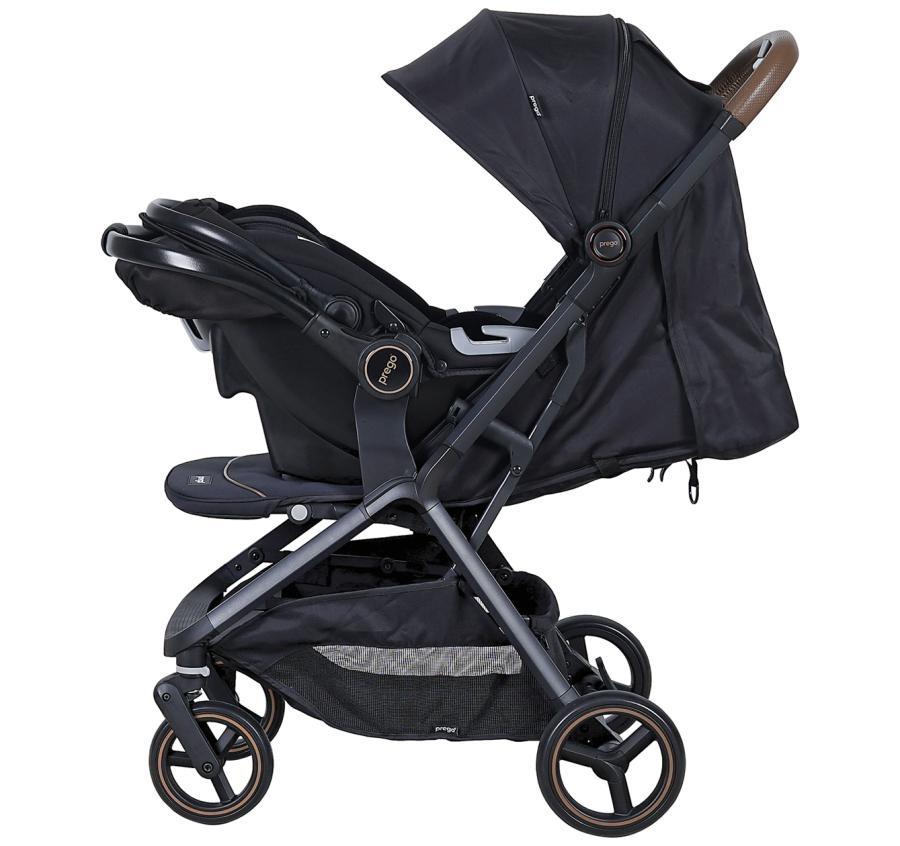 Prego Smart Fold Travel Bebek Arabası Siyah