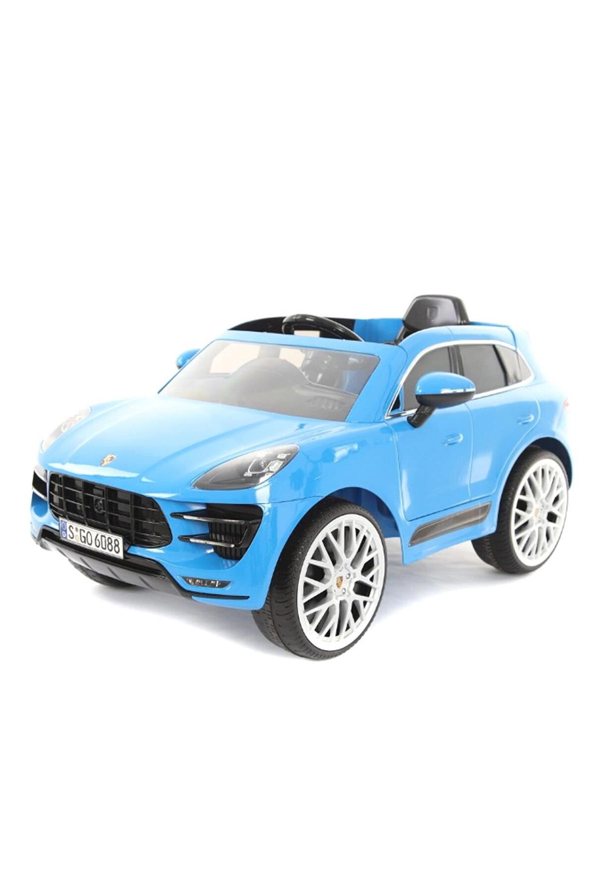 Rollplay Porsche Macan Akülü Araba Mavi W416QHG4 