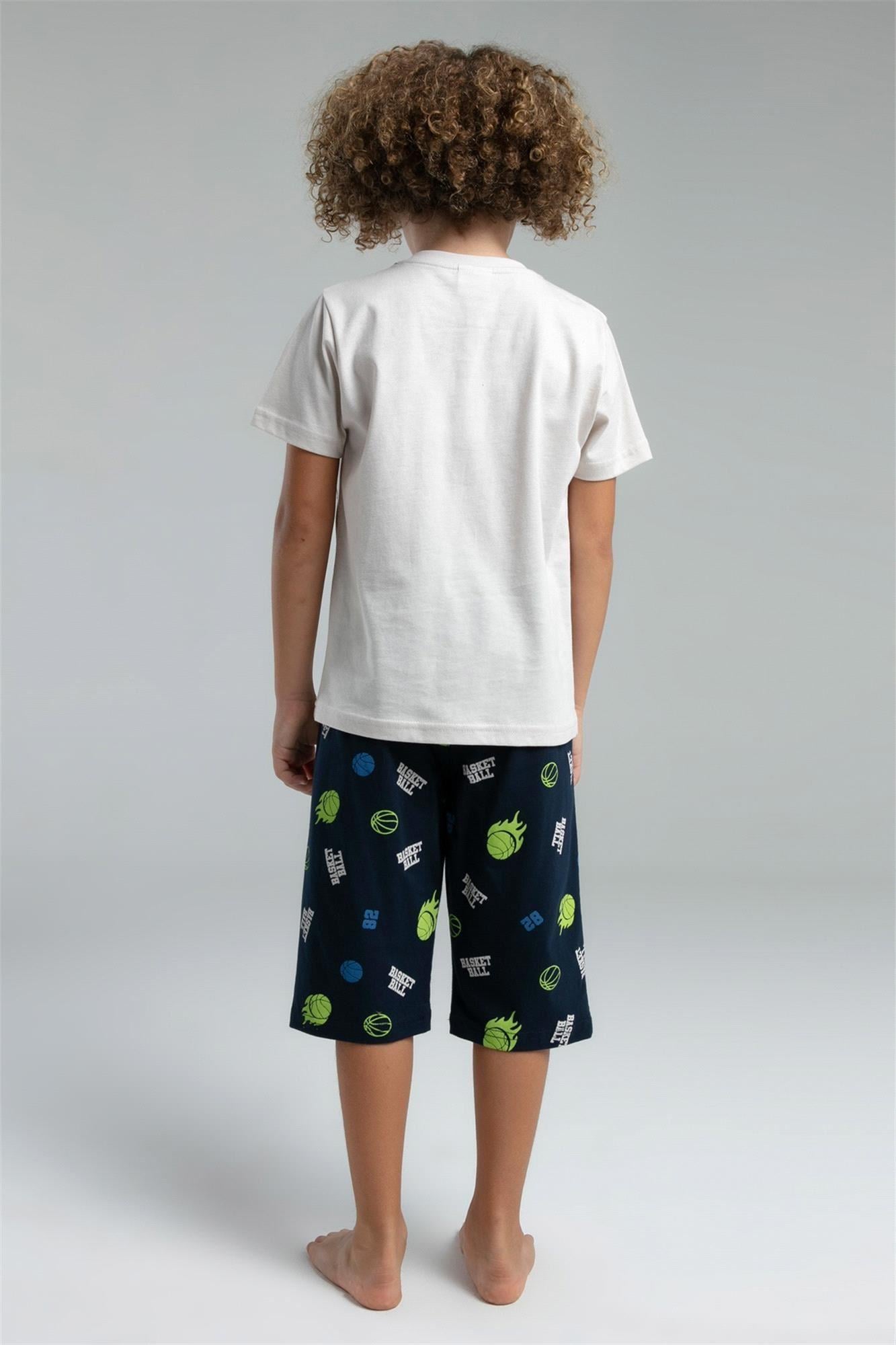 RolyPoly Erkek Çocuk Tişört Kapri Takım Taş RP3534 