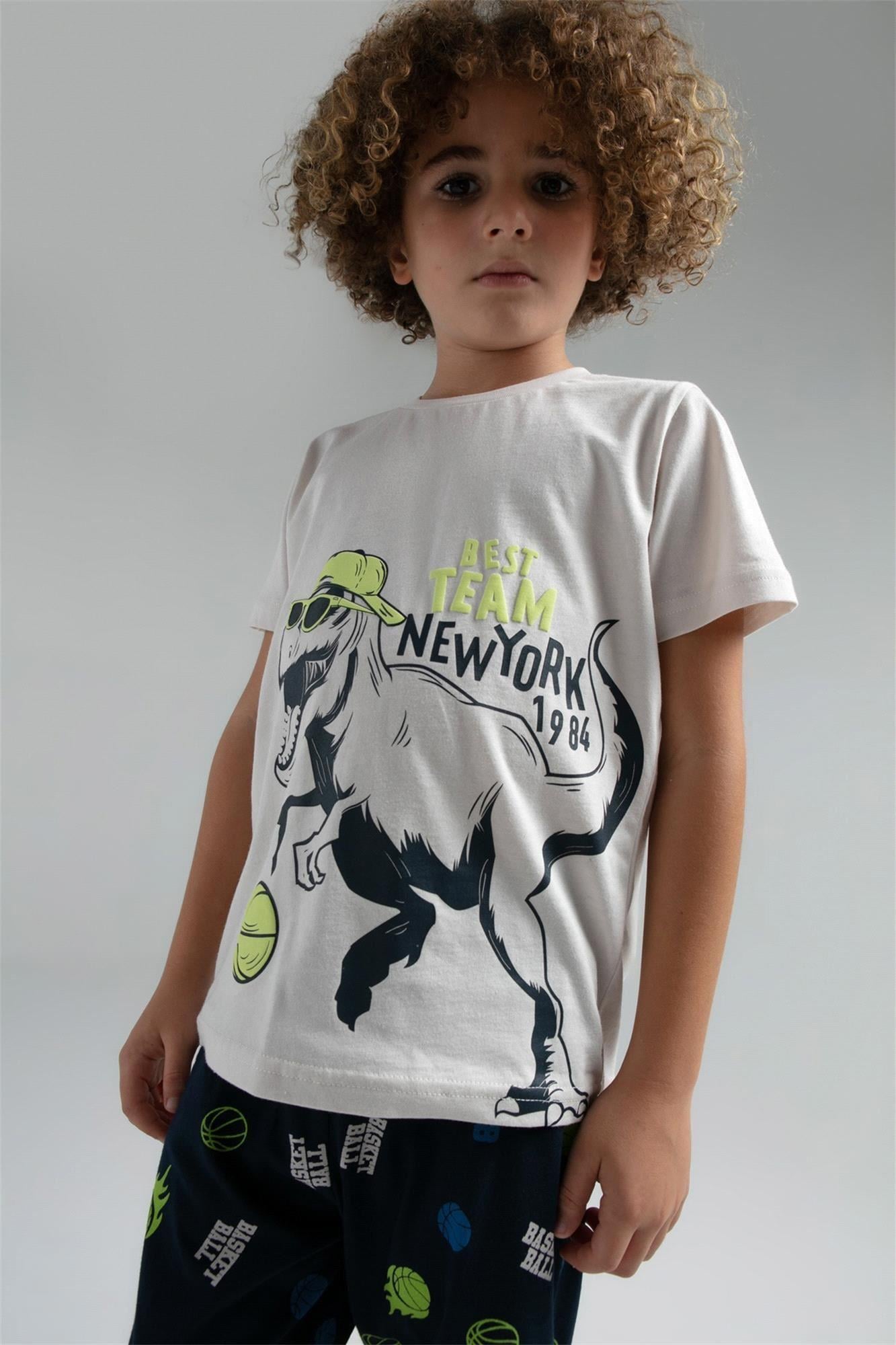 RolyPoly Erkek Çocuk Tişört Kapri Takım Taş RP3534 