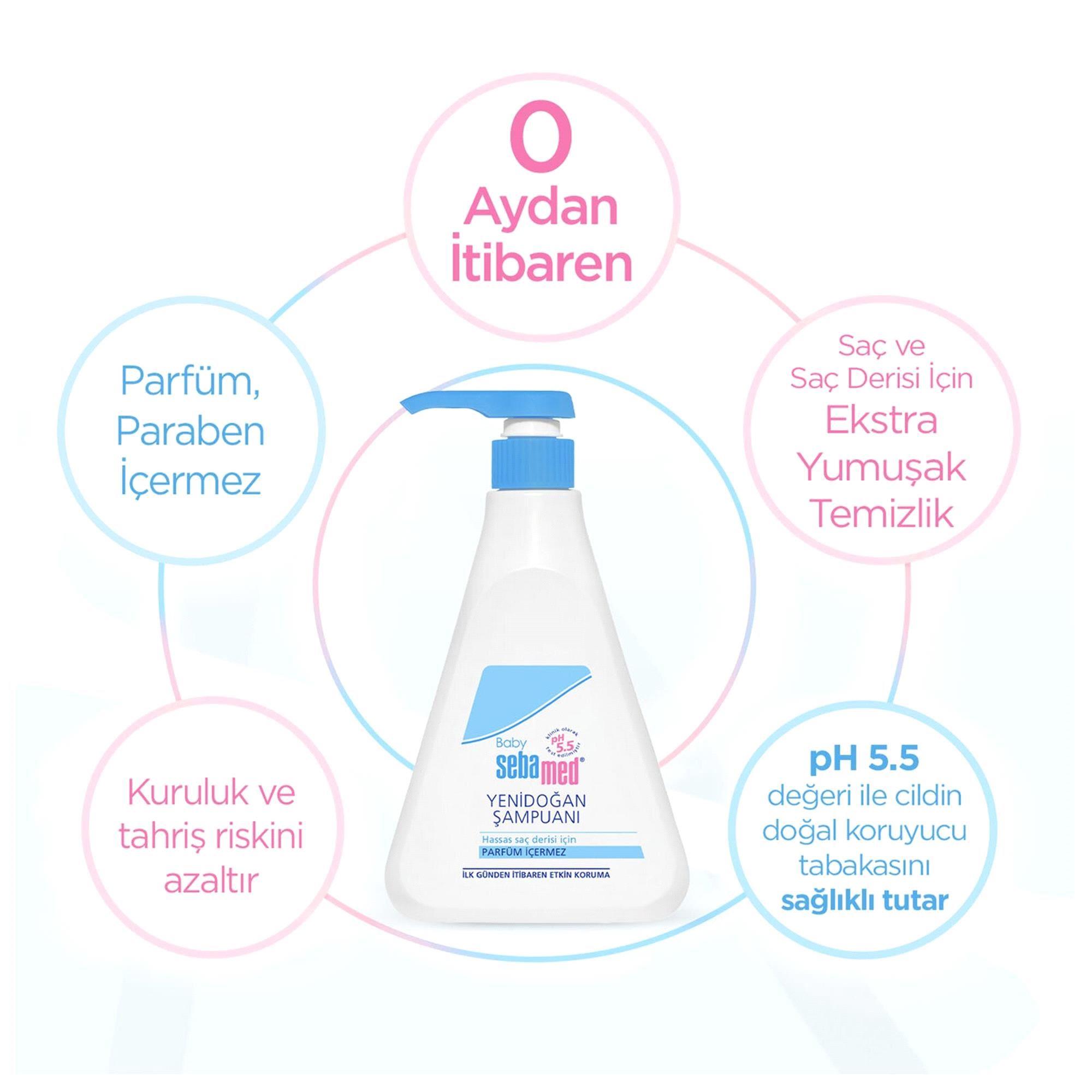 Sebamed Bebek Yenidoğan Şampuan 500 ml 