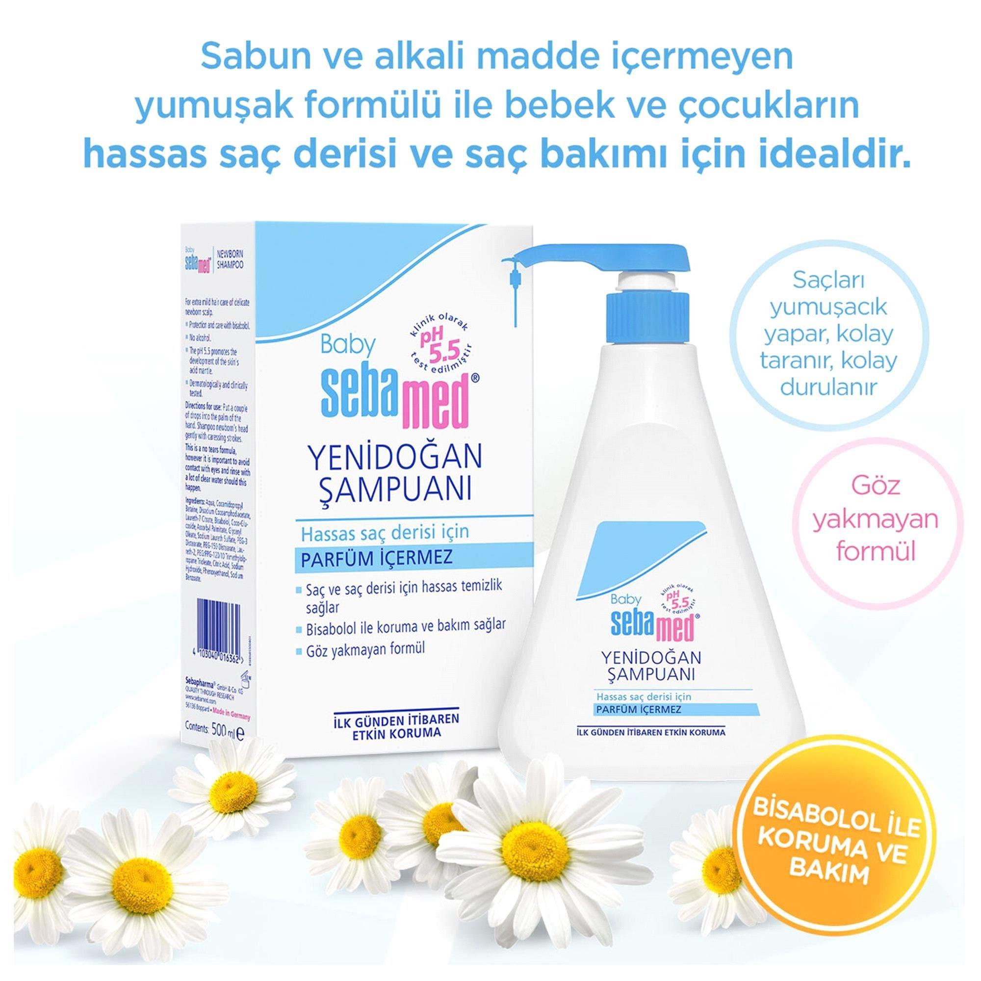 Sebamed Bebek Yenidoğan Şampuan 500 ml 