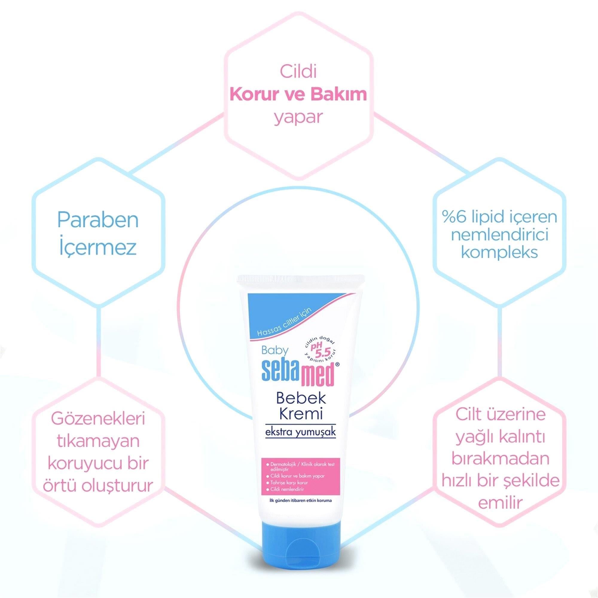 Sebamed Ekstra Yumuşak Bebek Kremi 200 ml